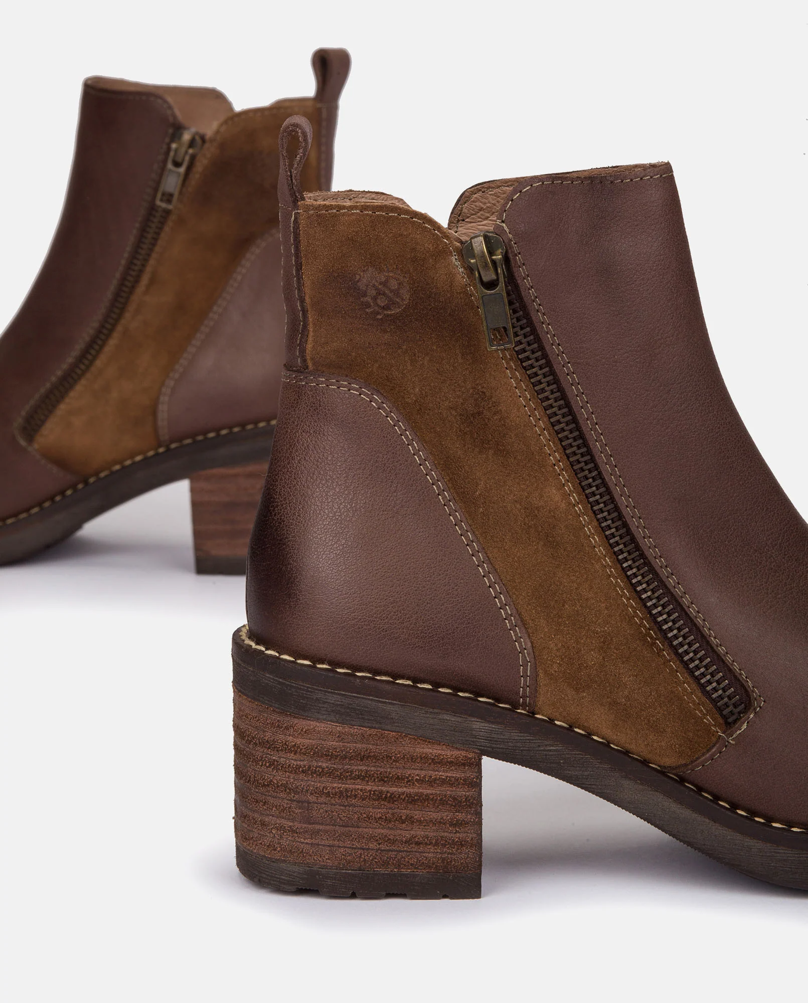 Botín de tacón Mesina 002 marrón - Image 3