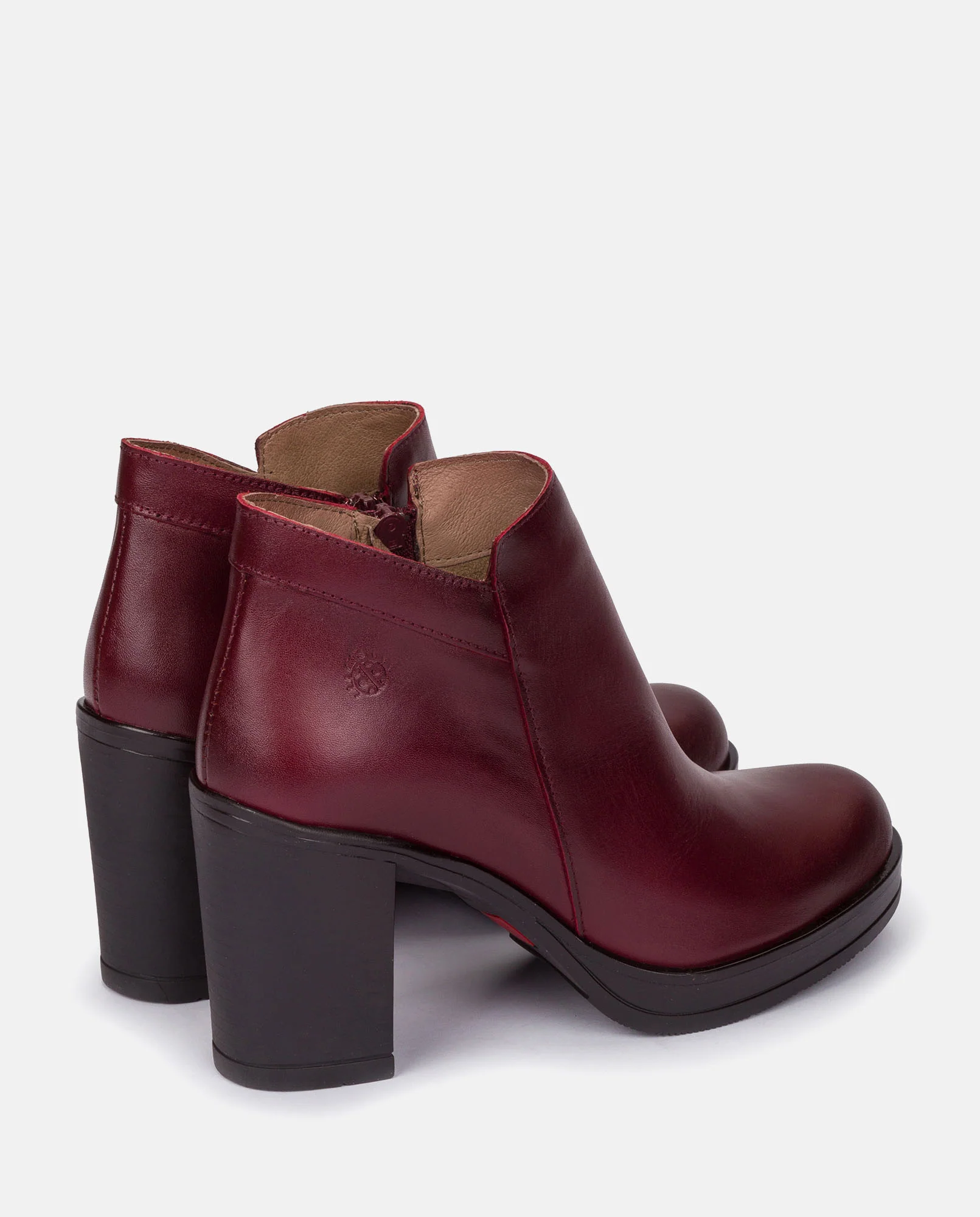Botín de tacón Pilsen 004 burdeos - Image 4