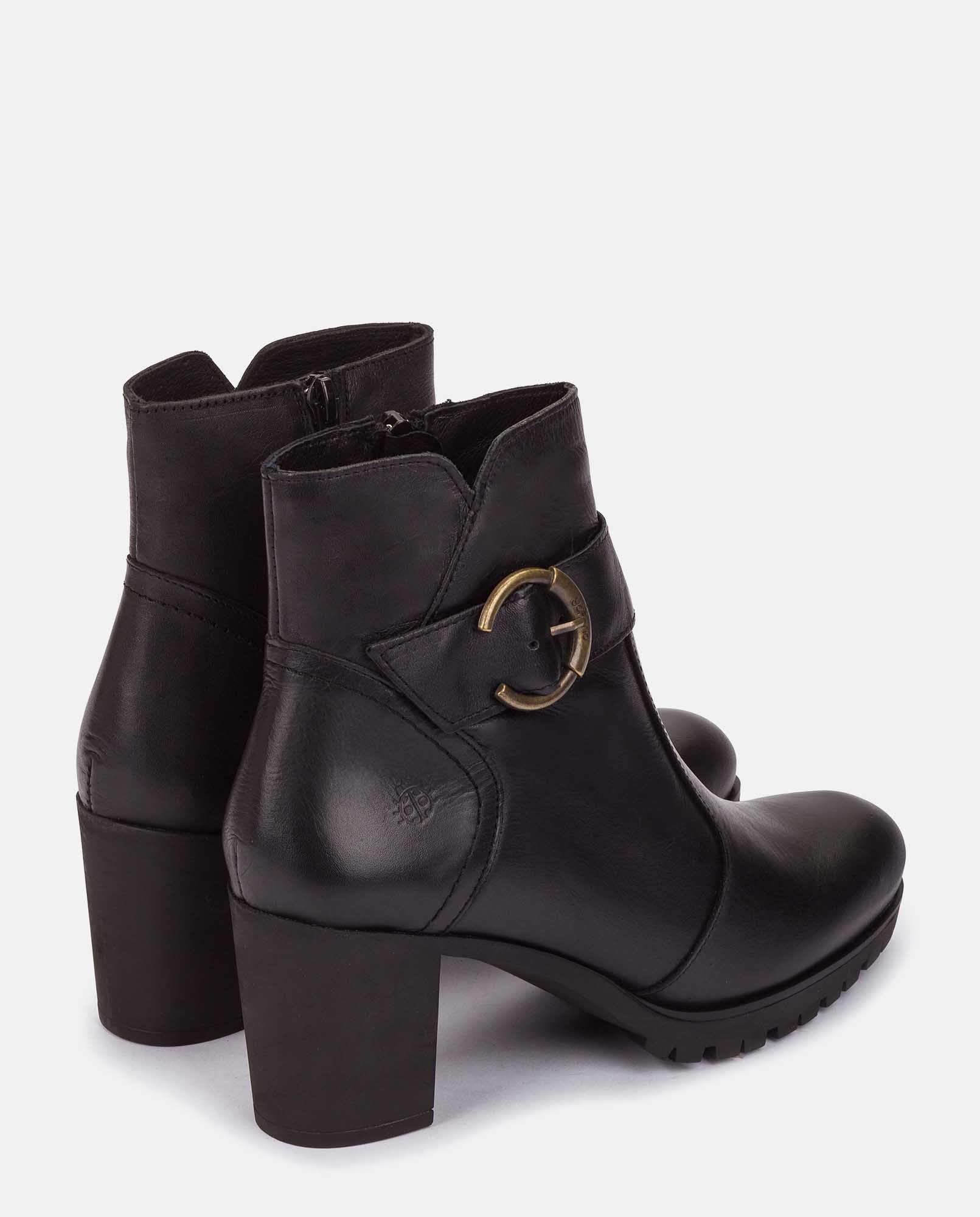 Botín de tacón PRAGA-018 negro - Image 5