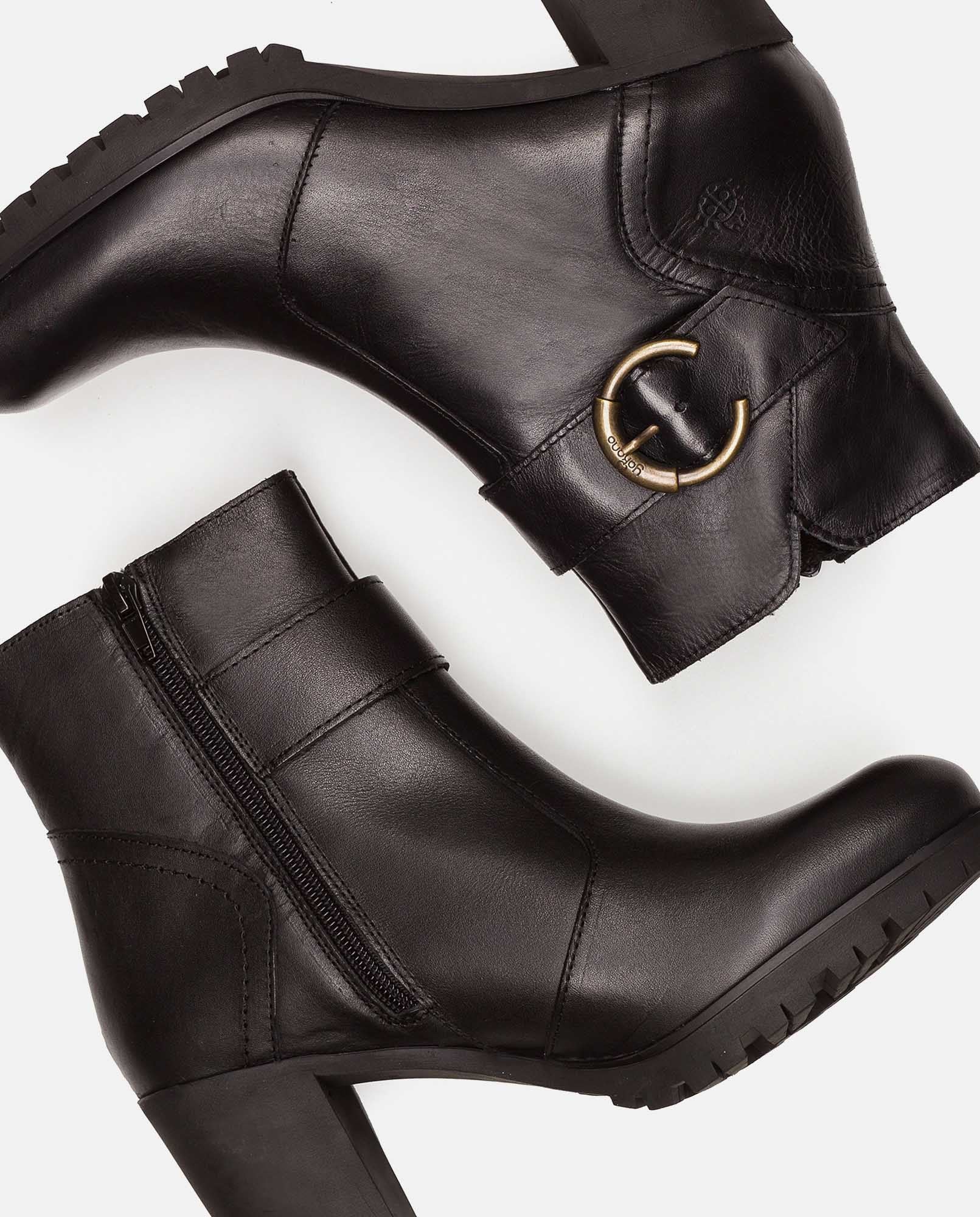 Botín de tacón PRAGA-018 negro - Image 6