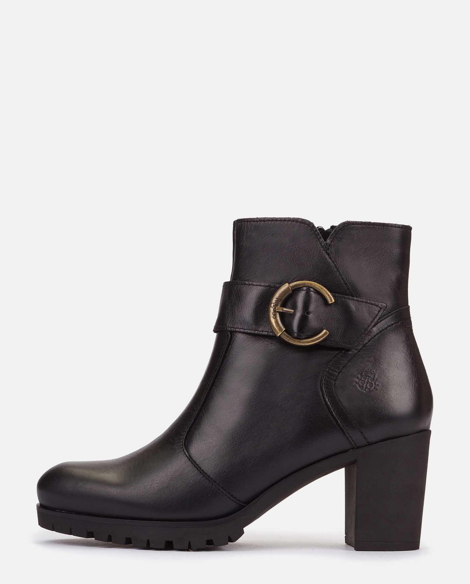 Botín de tacón PRAGA-018 negro - Image 7