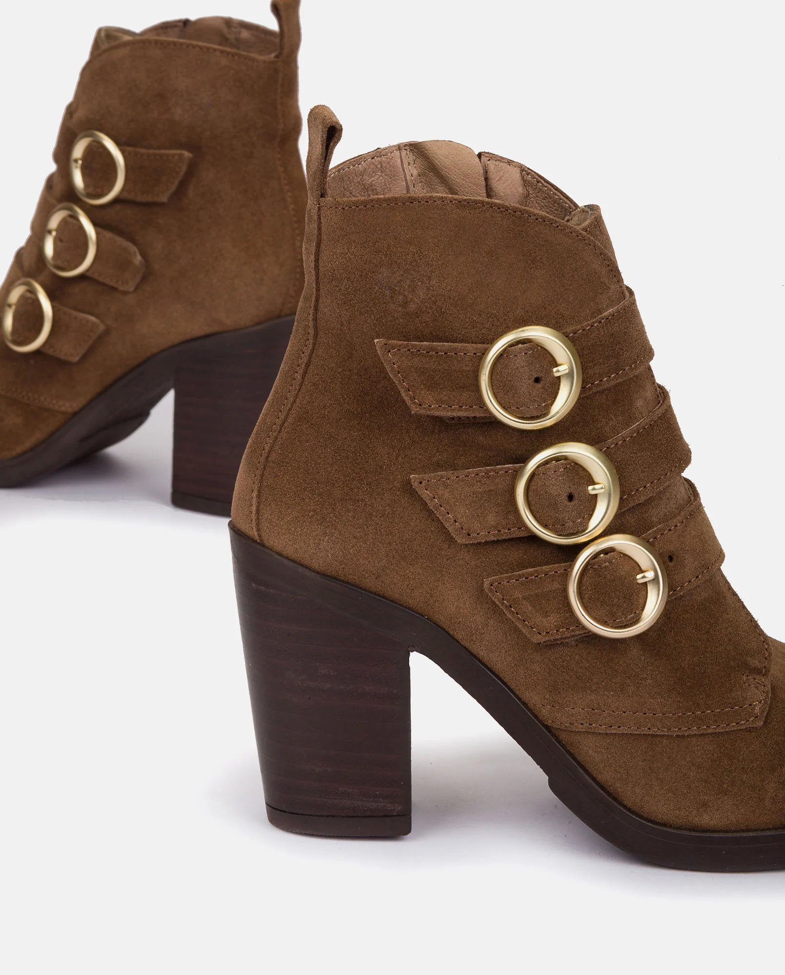 Botín de tacón TOURS-005 marrón - Image 3