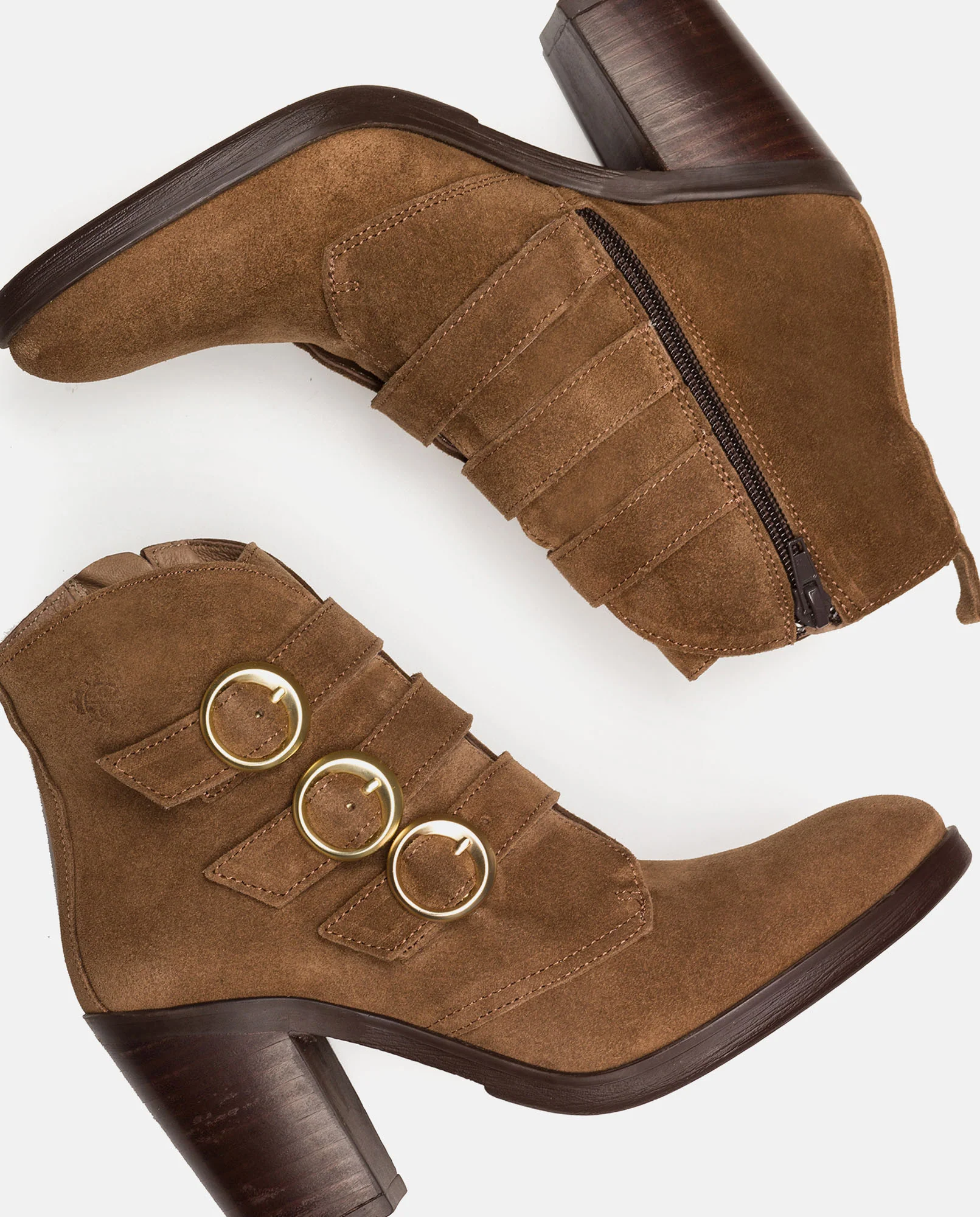 Botín de tacón TOURS-005 marrón - Image 5