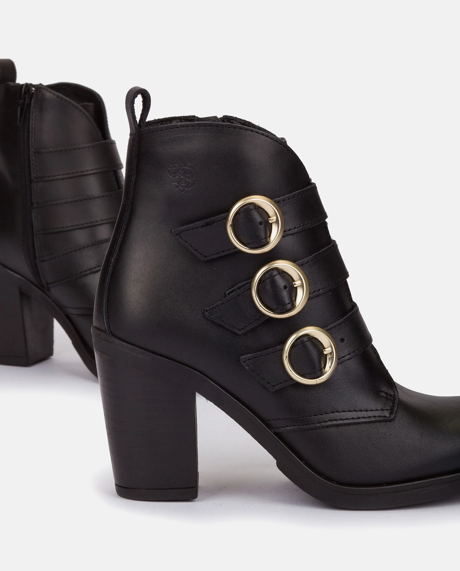 Botín de tacón Tours 005 negro - Image 3