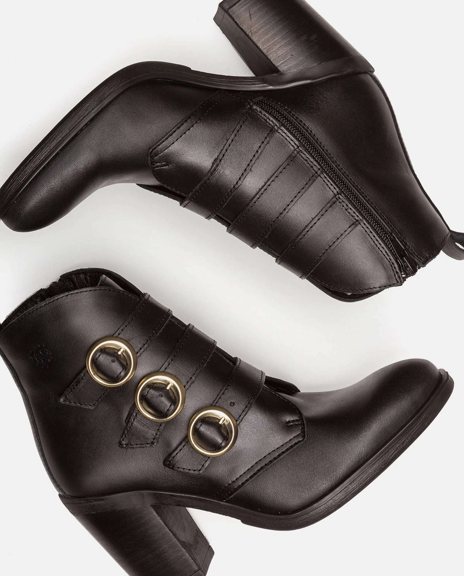 Botín de tacón Tours 005 negro - Image 5