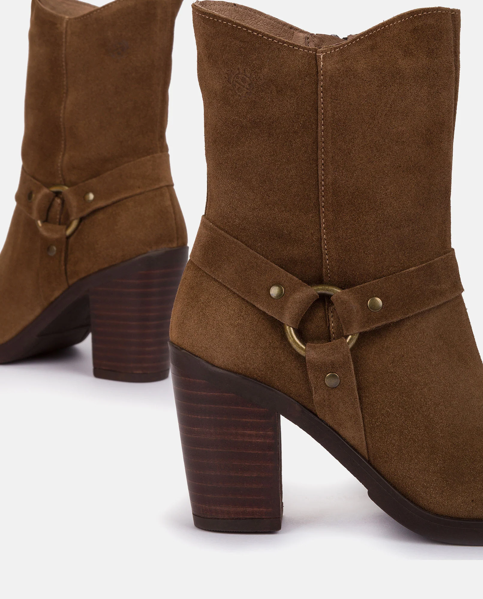 Botín de tacón TOURS-008 MARRON - Image 3