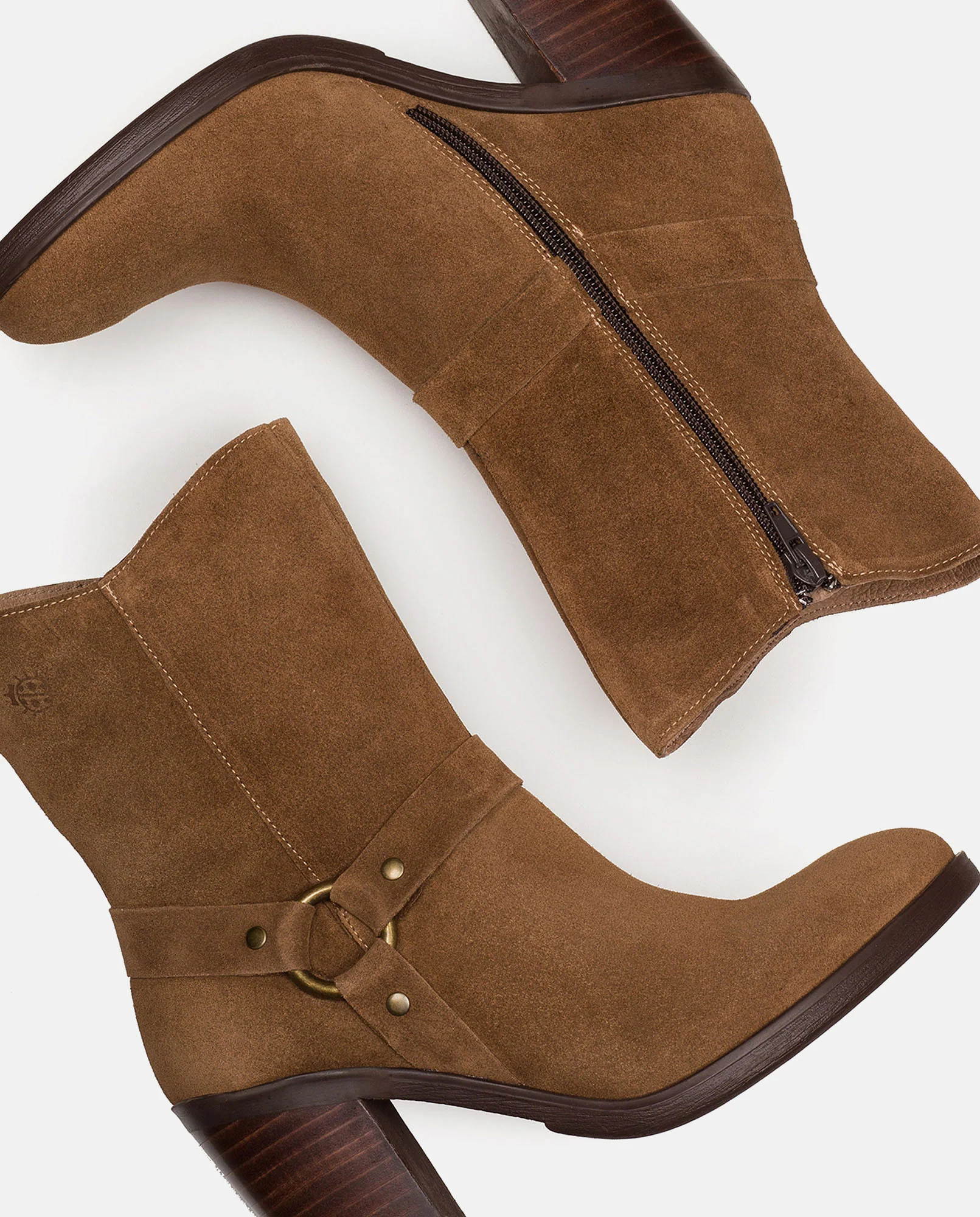 Botín de tacón TOURS-008 MARRON - Image 5