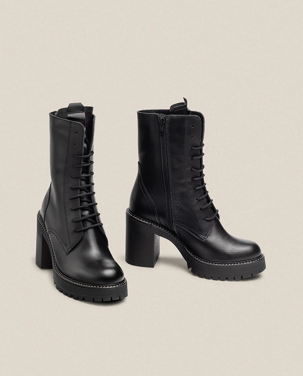 Botín de tacón TUNA-006 negro - Image 5