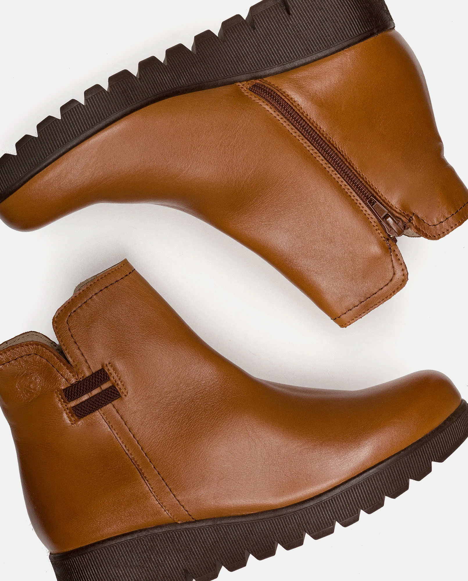 Botín plano Atenas 032 cuero - Image 5