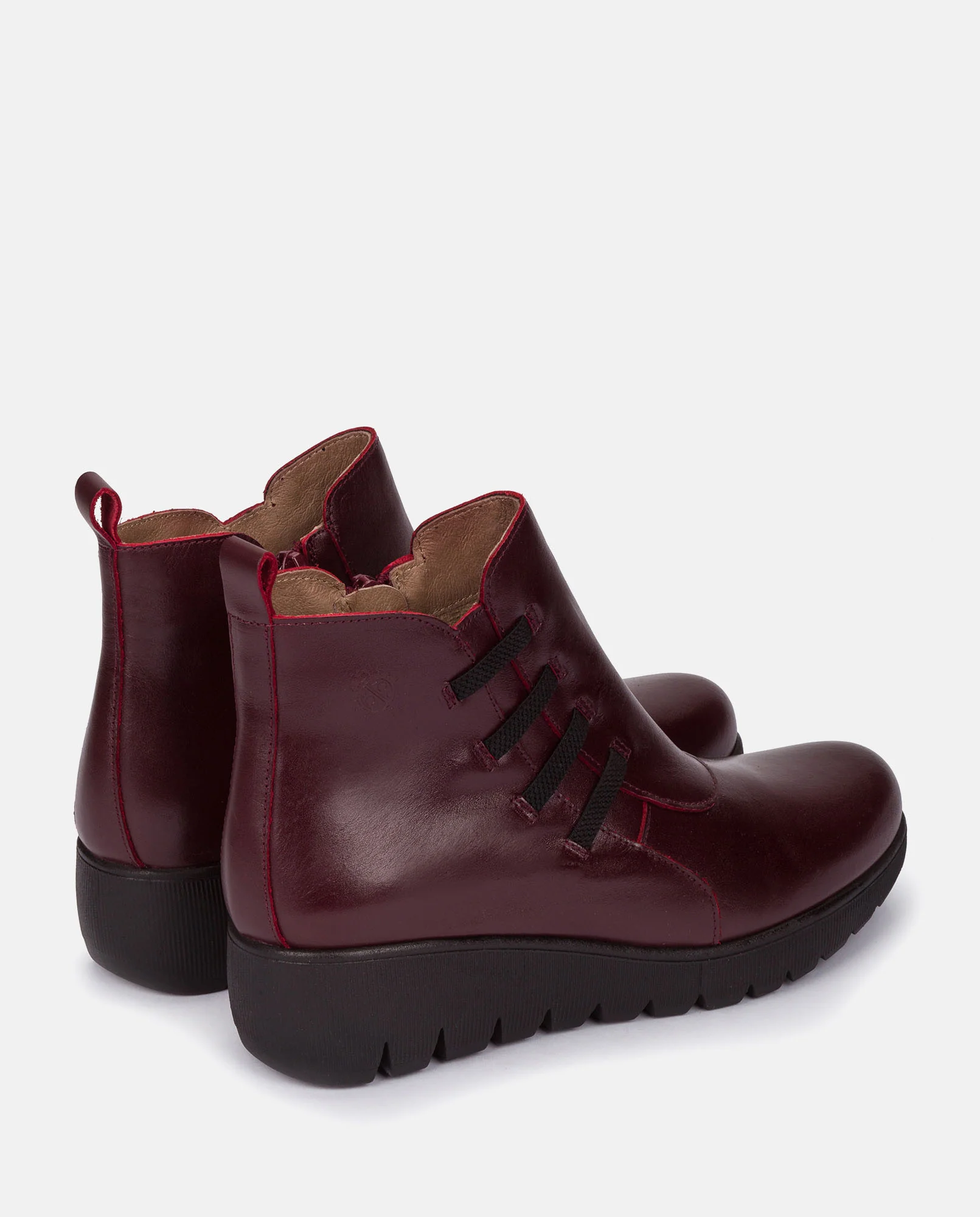 Botín plano Atenas 033 burdeos - Image 4