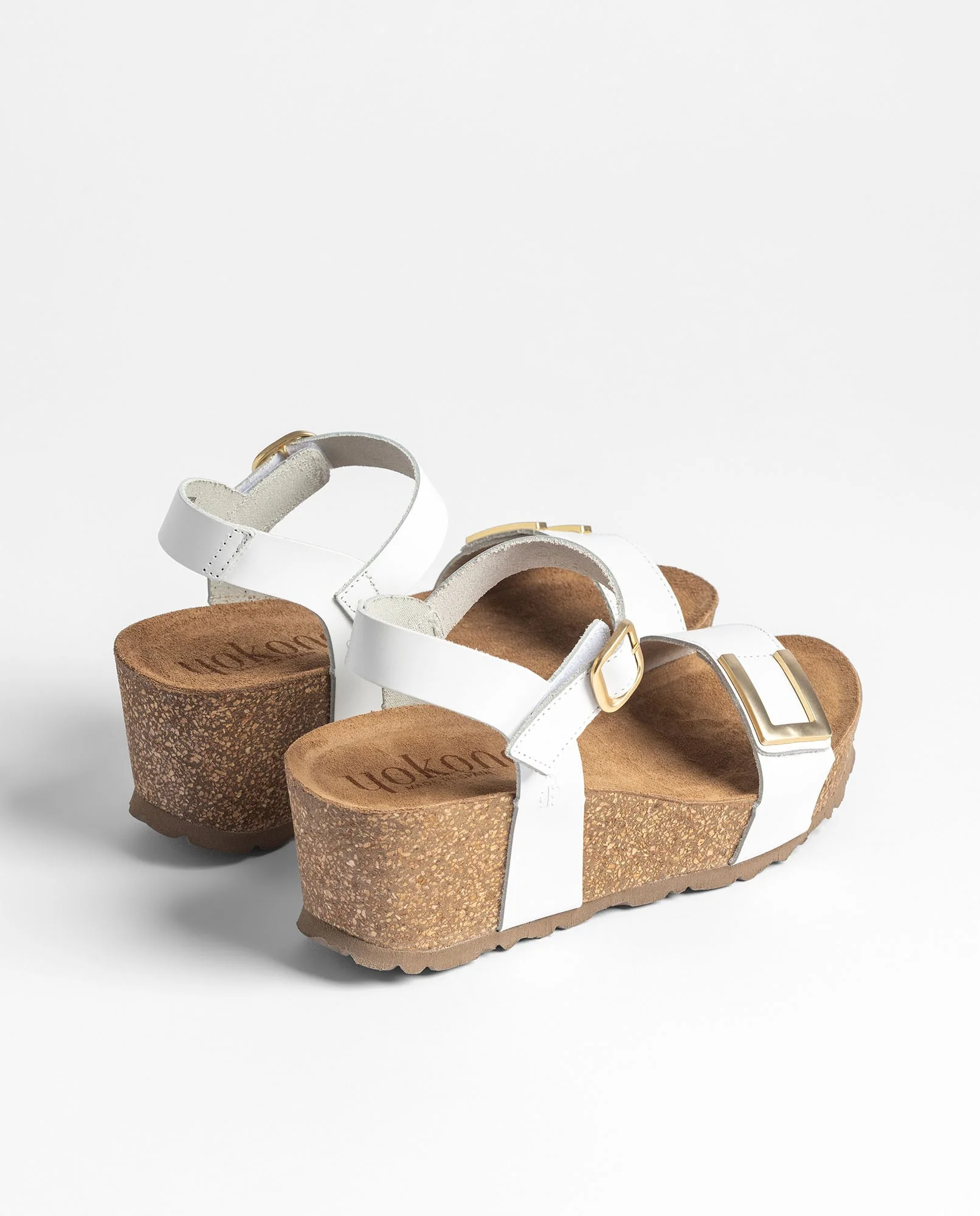 Sandalia cuña BARI-264 dorado - Image 3