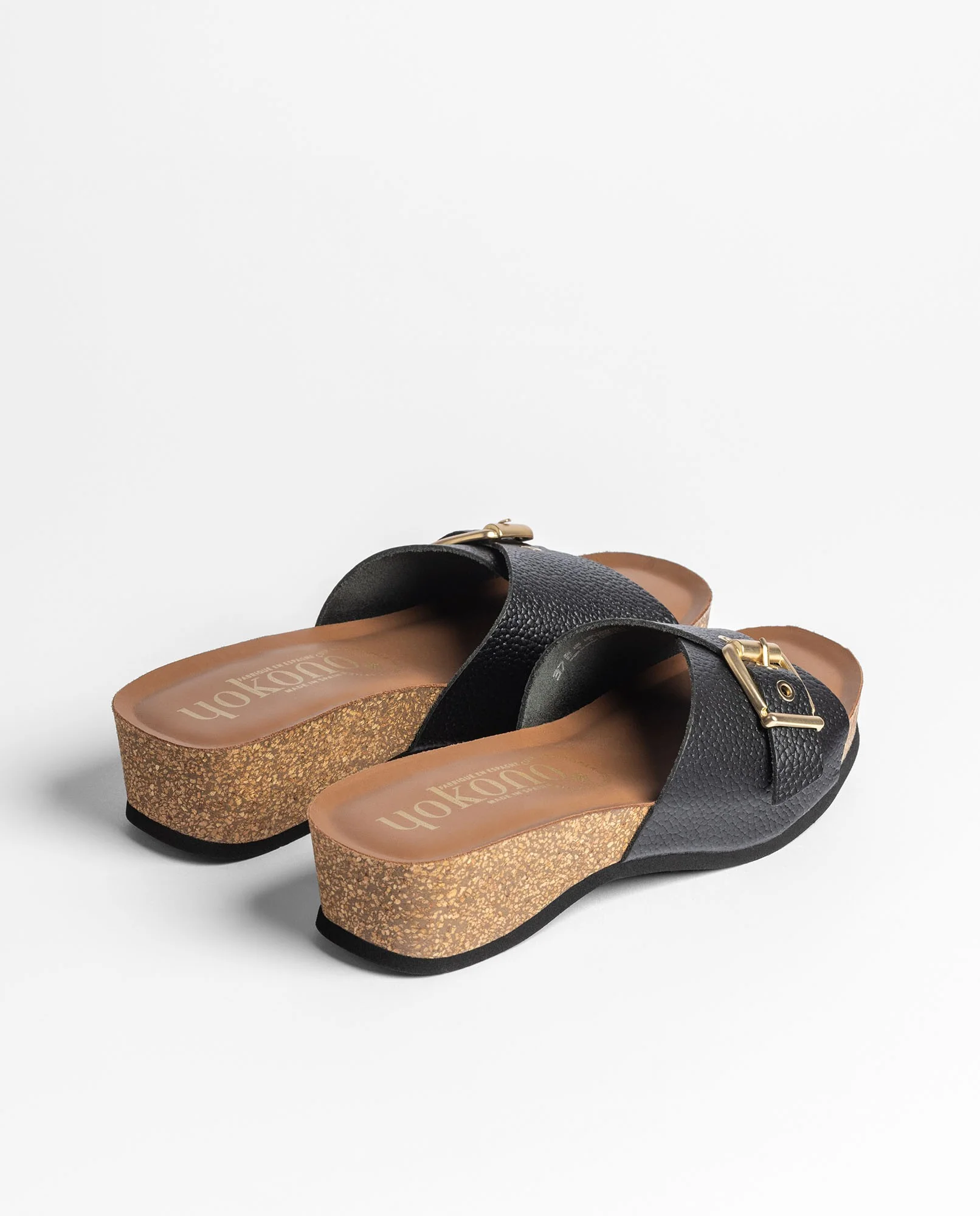 Sandalia cuña BOGO-260 negro - Image 3