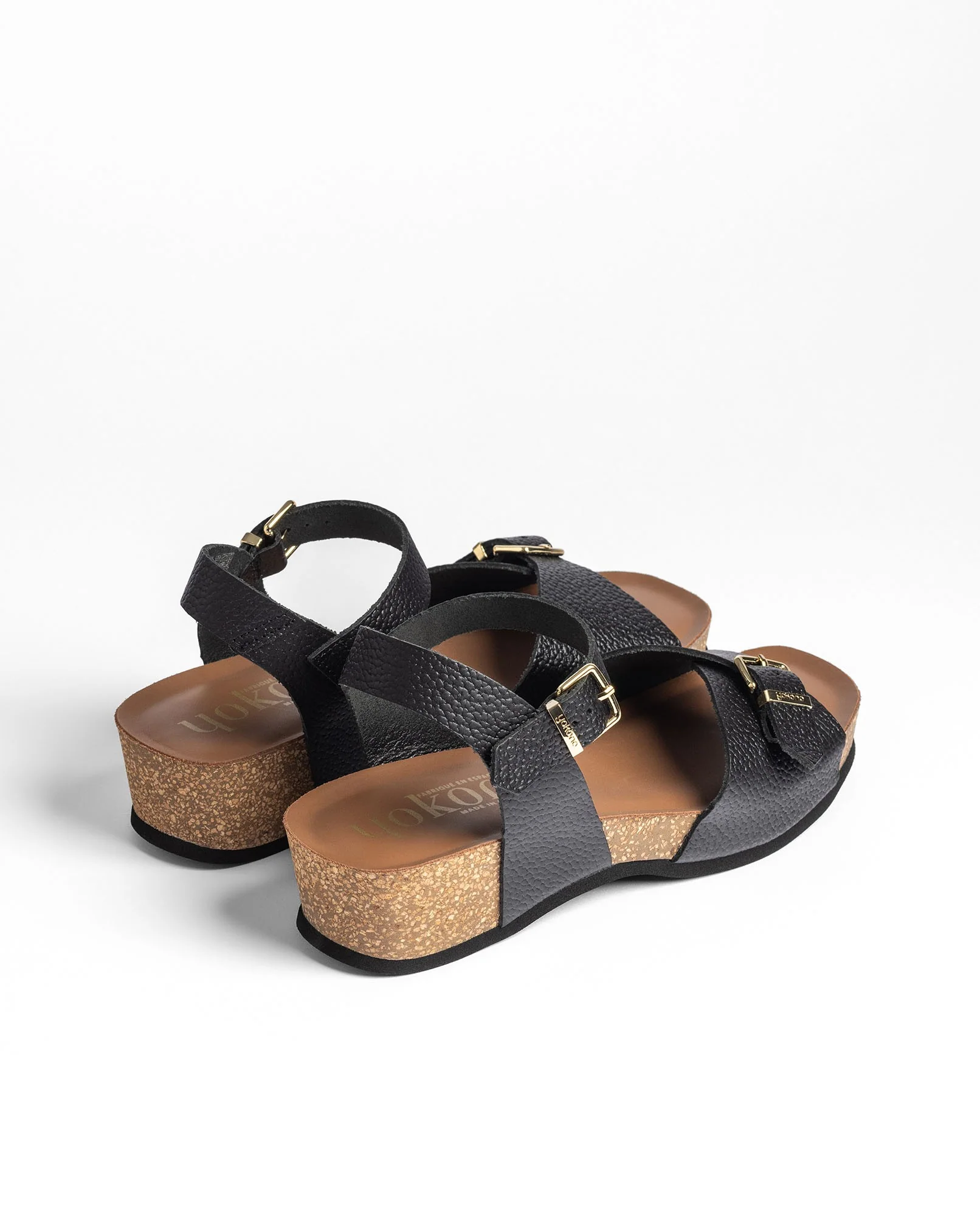 Sandalia cuña BOGO-263 negro - Image 5