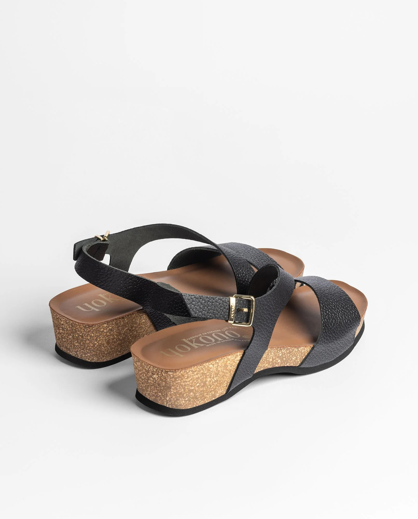 Sandalia cuña BOGO-264 negro - Image 3