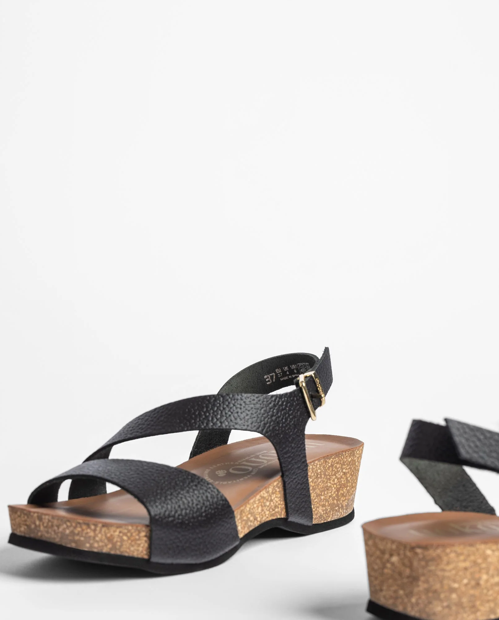 Sandalia cuña BOGO-264 negro - Image 5