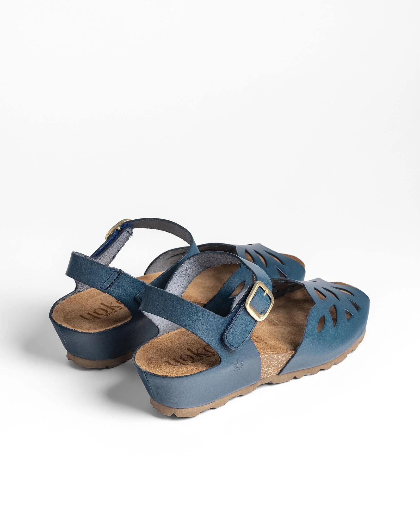 Sandalia cuña MONACO-003 azul - Image 3