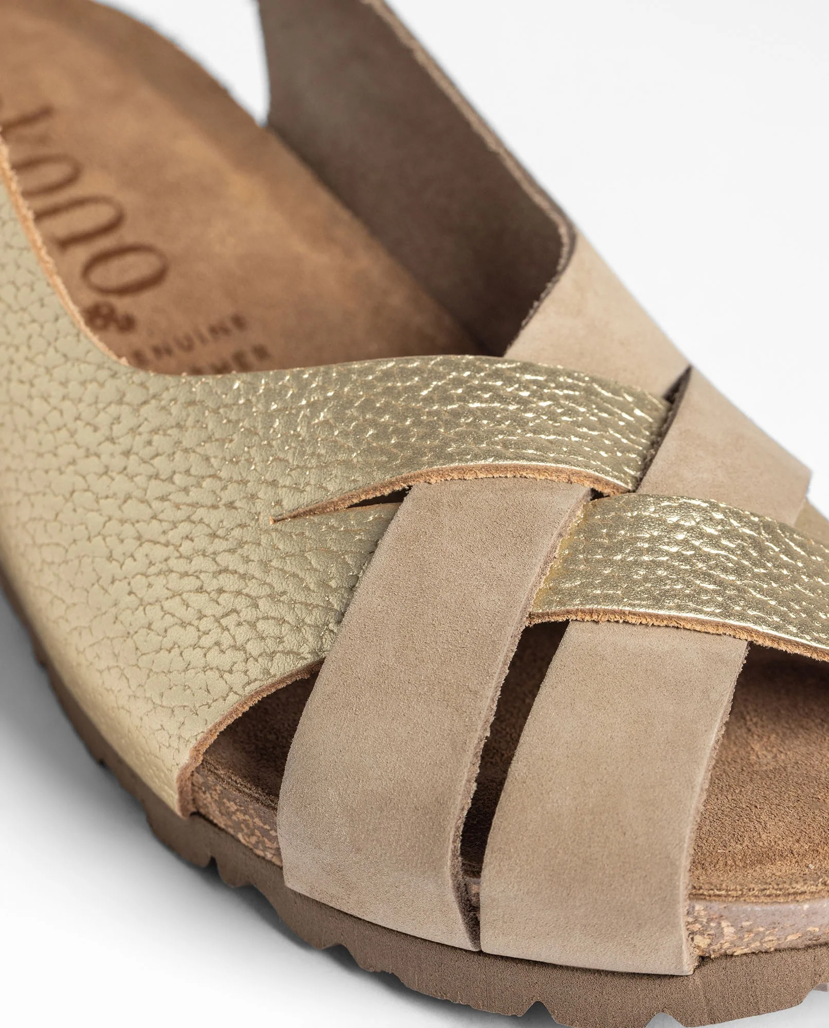 Sandalia cuña MONACO-262 dorado - Image 4