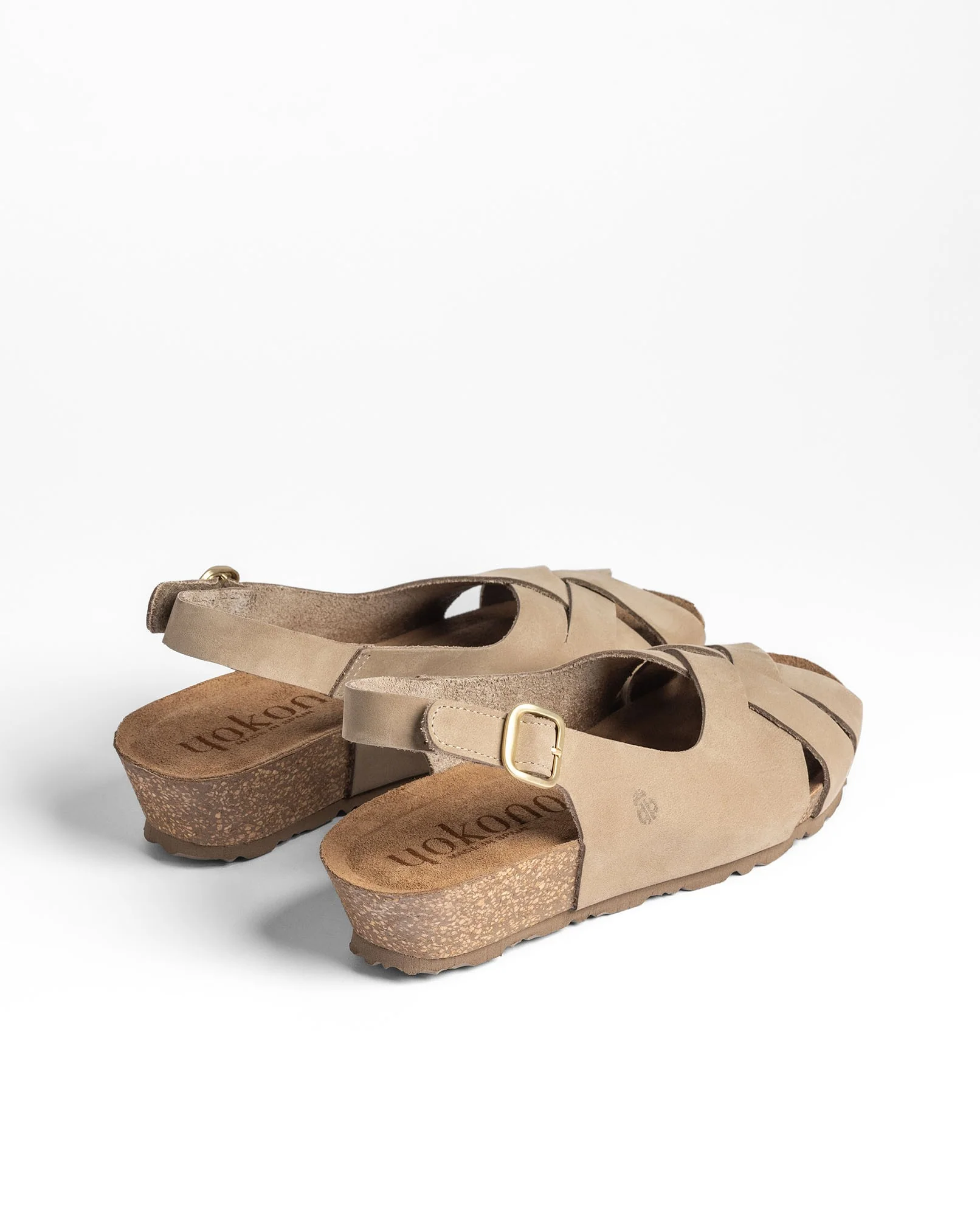 Sandalia cuña MONACO-262 marrón - Image 3