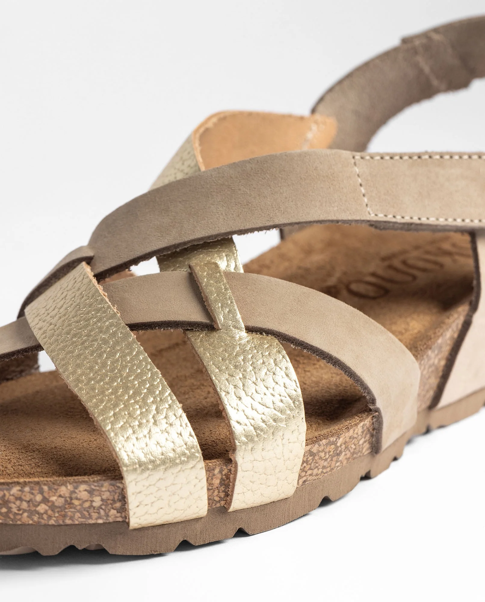Sandalia cuña MONACO-263 dorado - Image 4