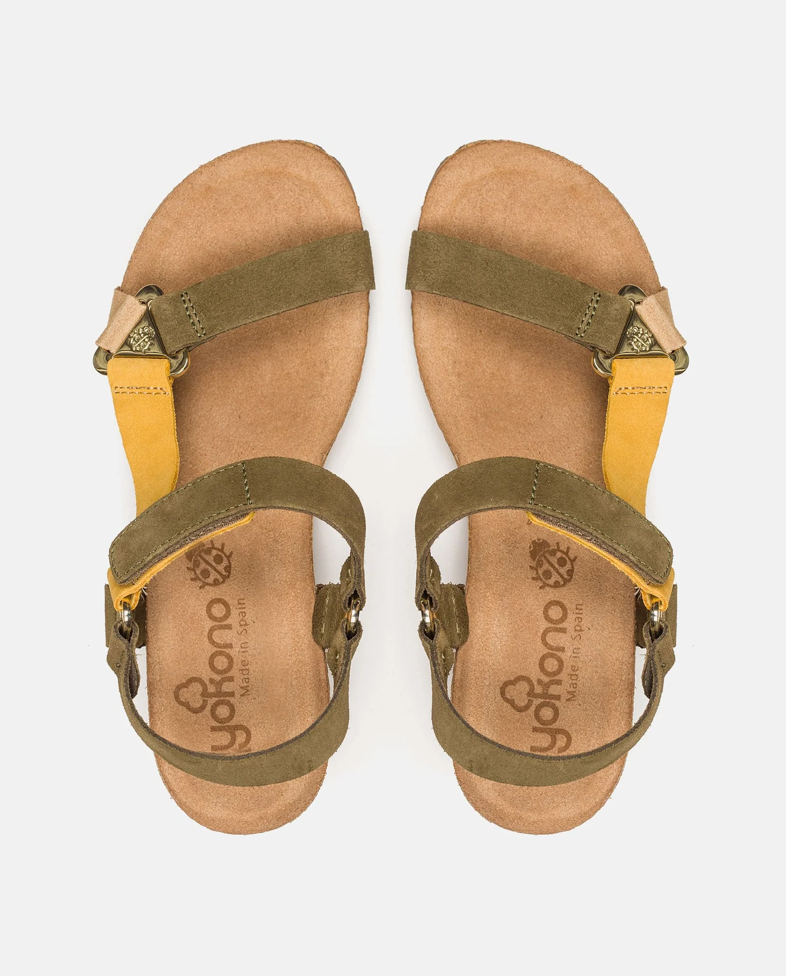 Sandalia de cuña Cadiz 139 verde - Image 5