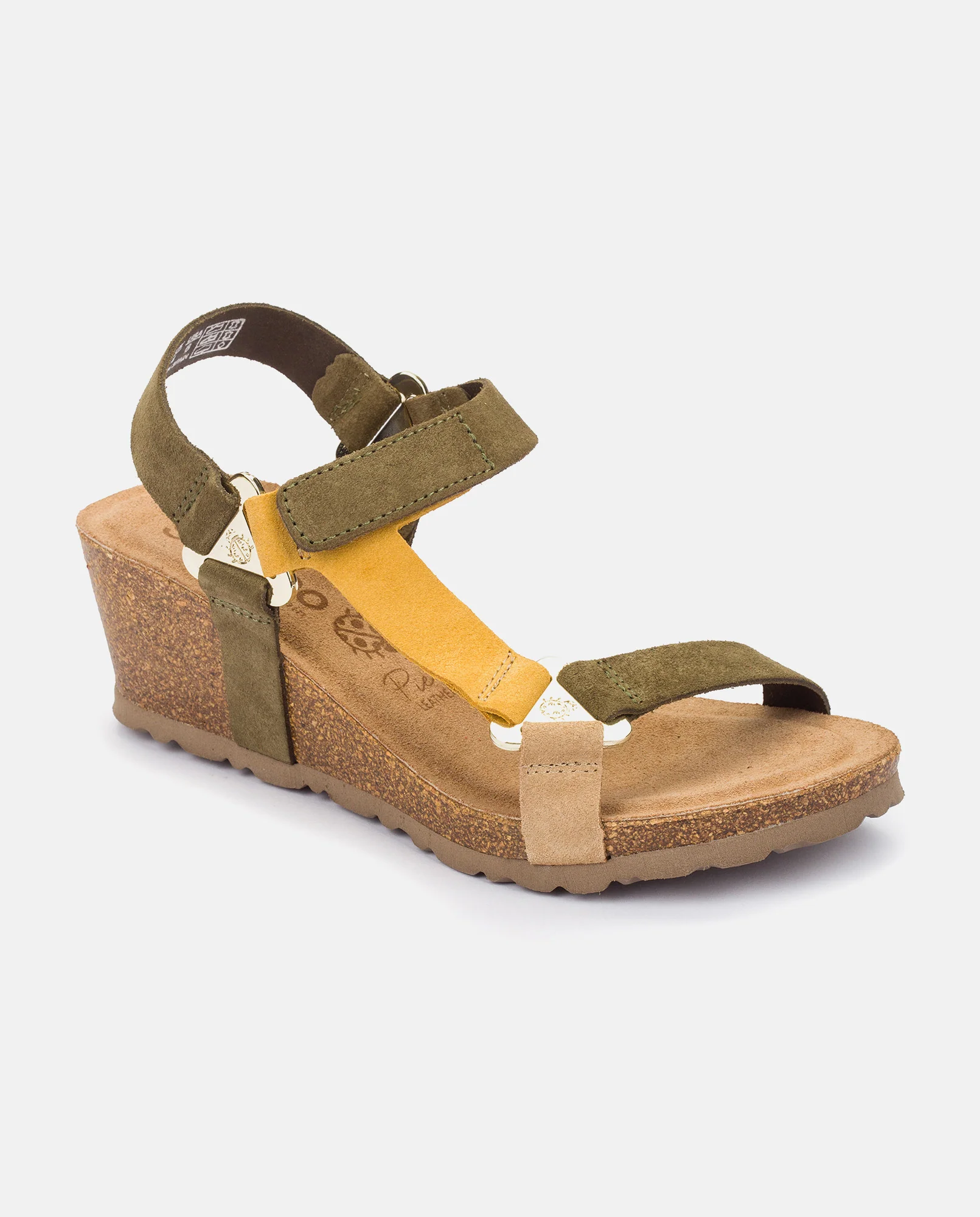 Sandalia de cuña Cadiz 139 verde - Image 8