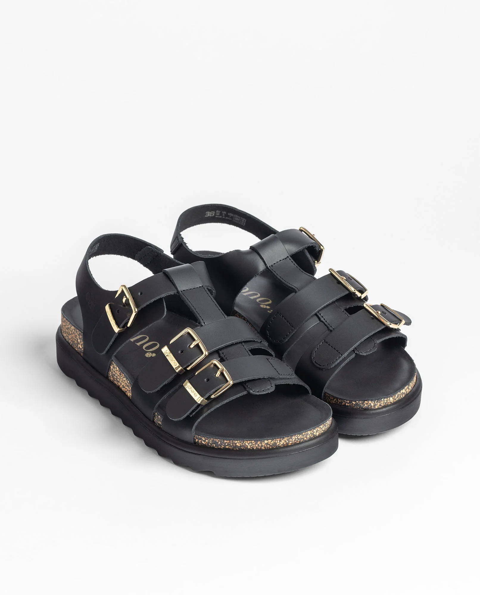 Sandalia de plataforma TUNEZ-114 negro - Image 3