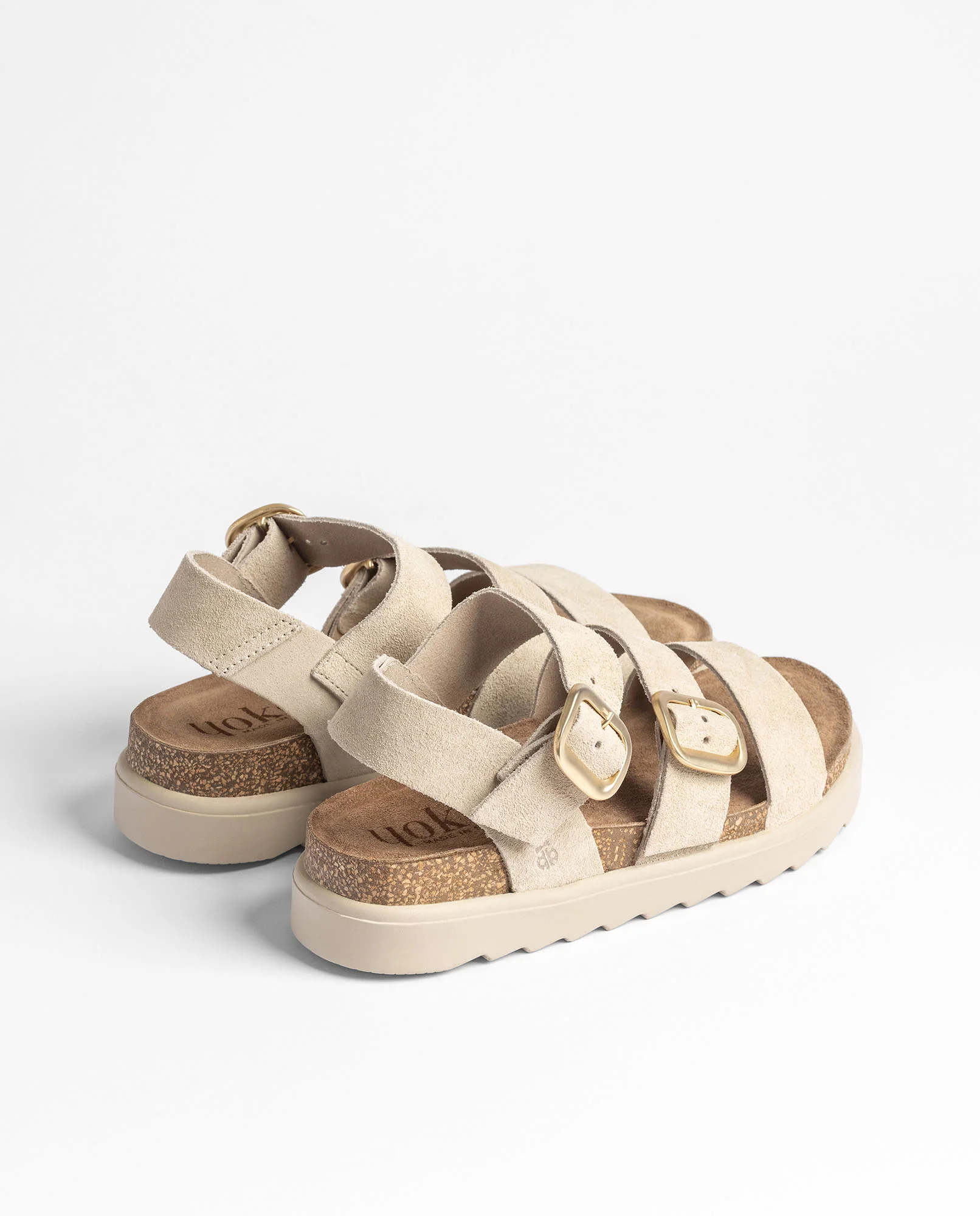 Sandalia de plataforma TUNEZ-127 beige - Image 5