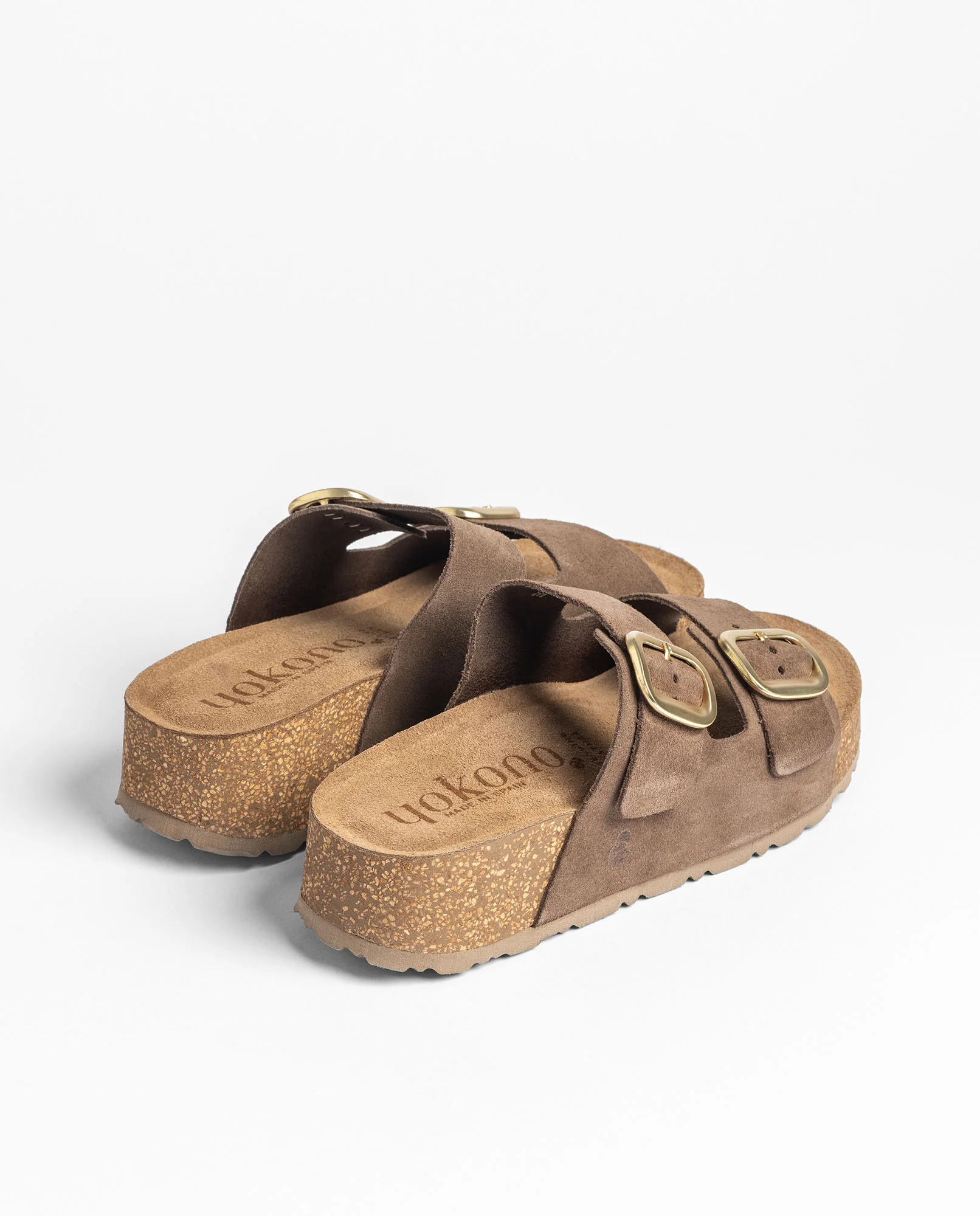 Sandalia de plataforma WIWI-003 marrón - Image 4