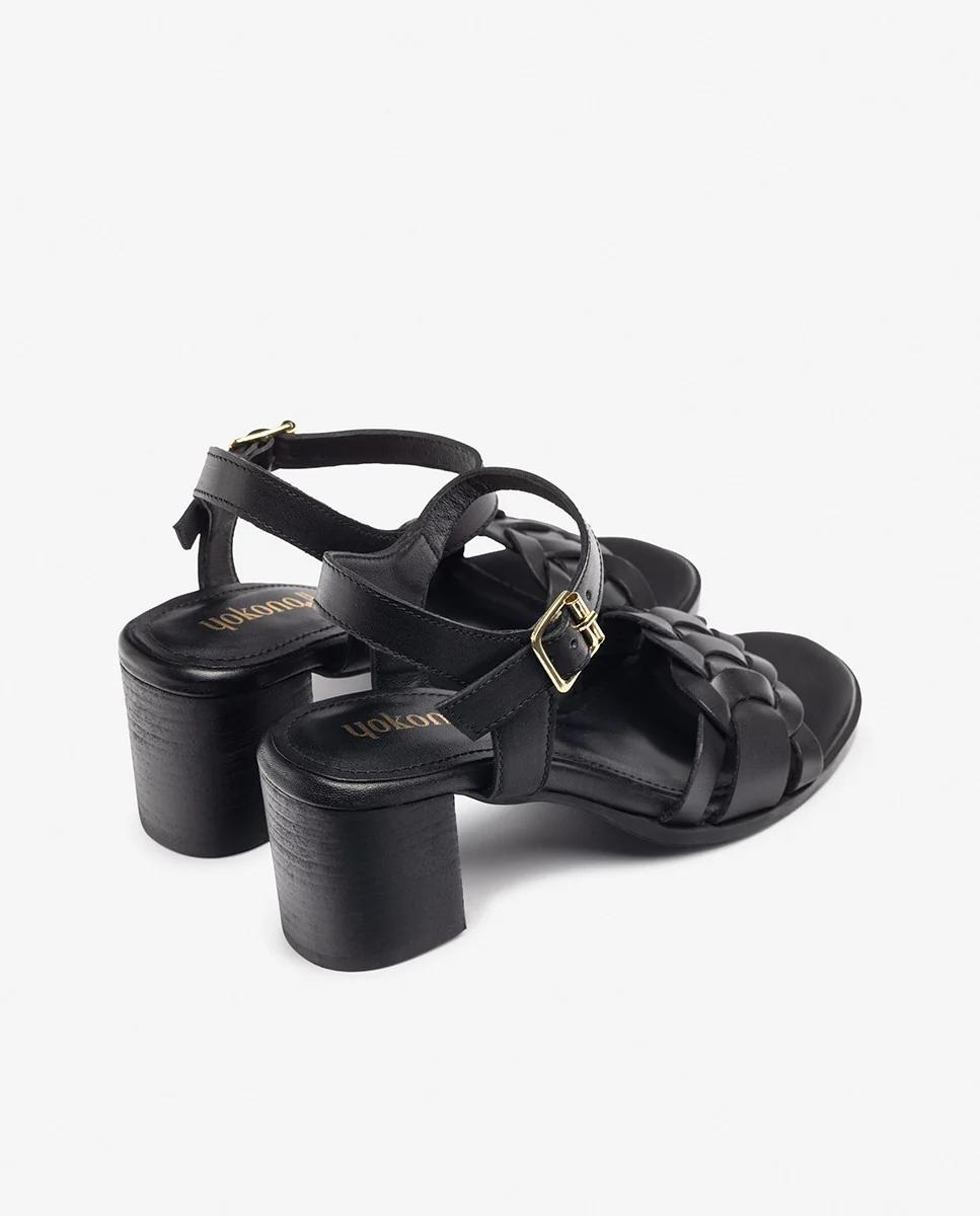 Sandalia de tacón DUGI-251 negro - Image 4