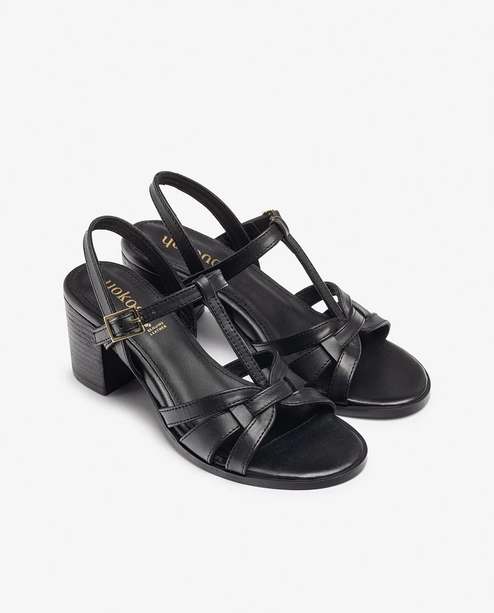 Sandalia de tacón DUGI-252 negro - Image 3