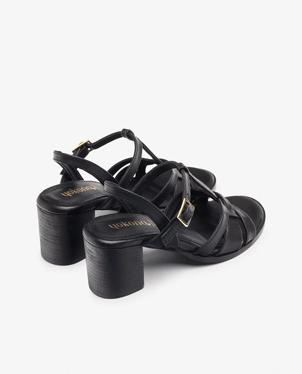 Sandalia de tacón DUGI-252 negro - Image 4