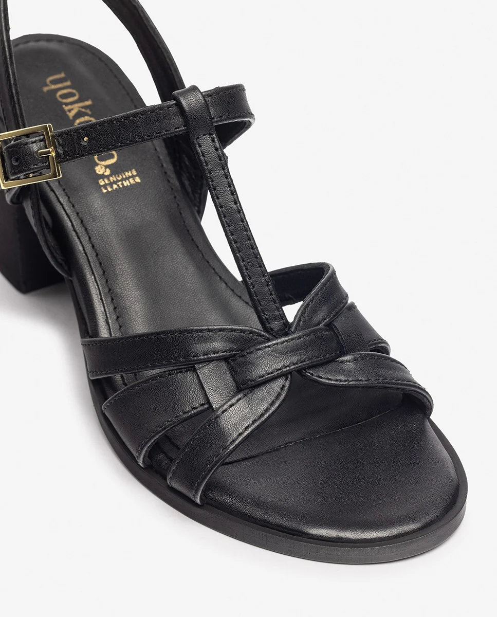 Sandalia de tacón DUGI-252 negro - Image 5