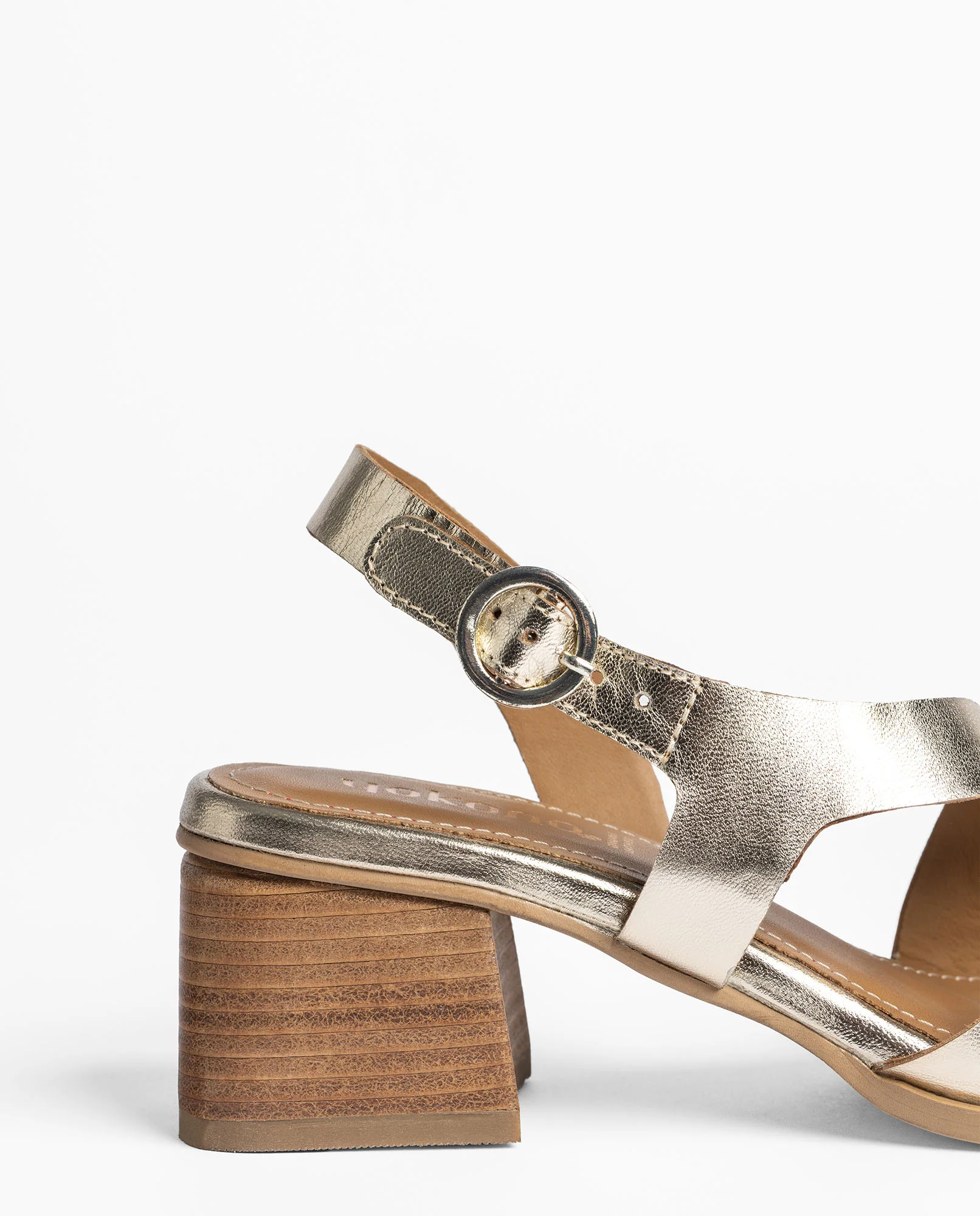 Sandalia de tacón GOLI 252 dorado - Image 4