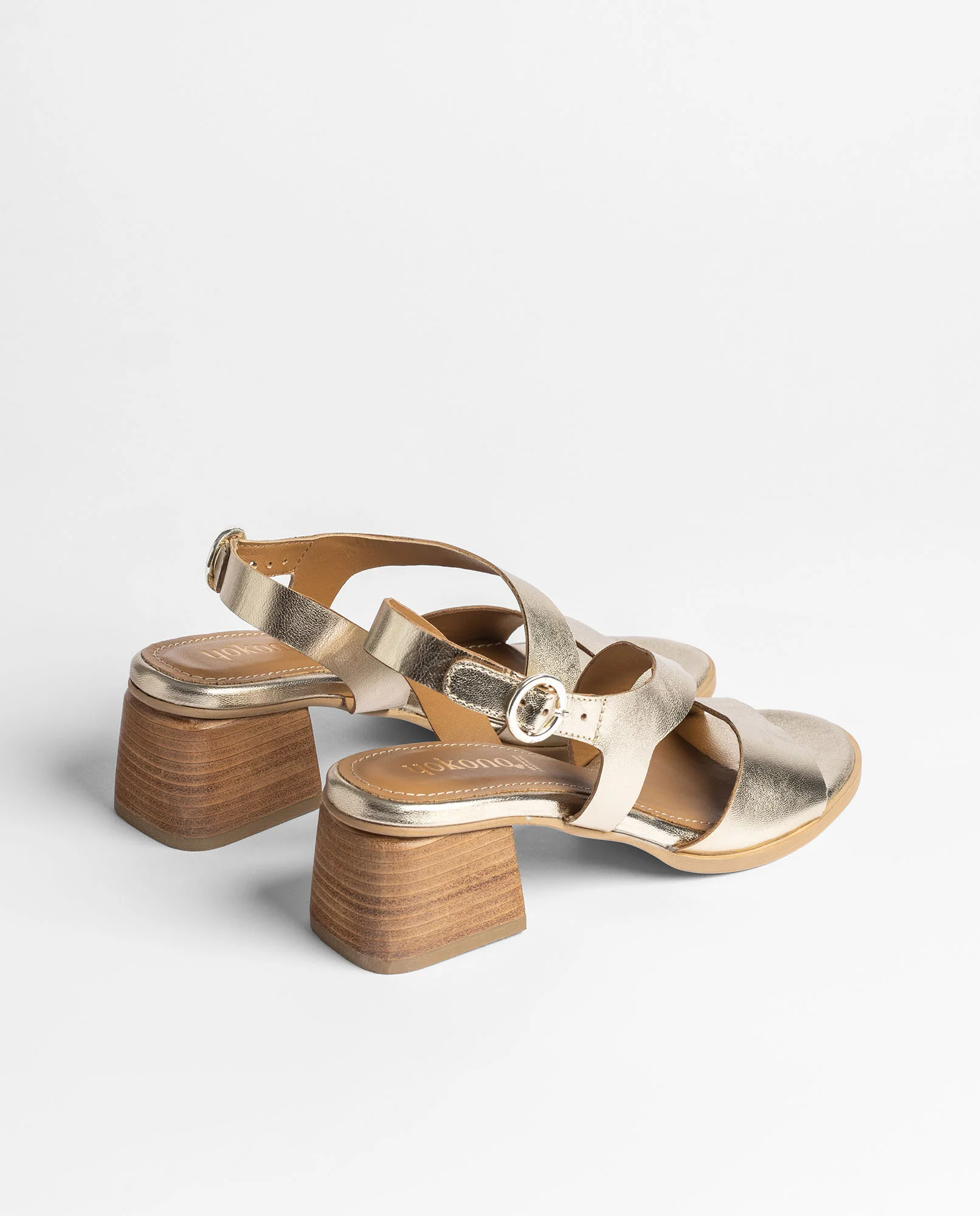 Sandalia de tacón GOLI 252 dorado - Image 5