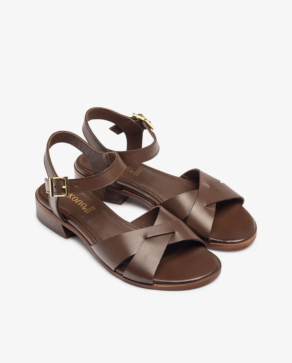 Sandalia de tacón RAB-251 marrón - Image 3