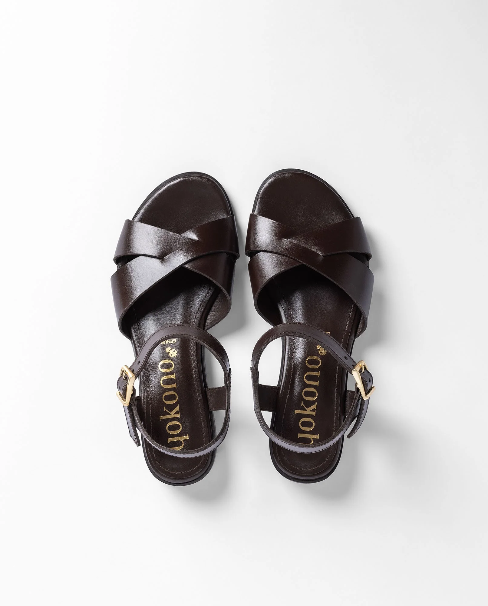 Sandalia de tacón RAB-251 marrón oscuro - Image 5