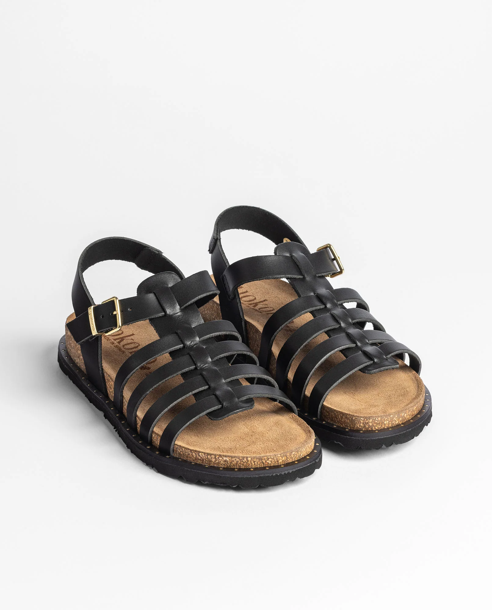 Sandalia plana BOLUS-107 negro - Image 3