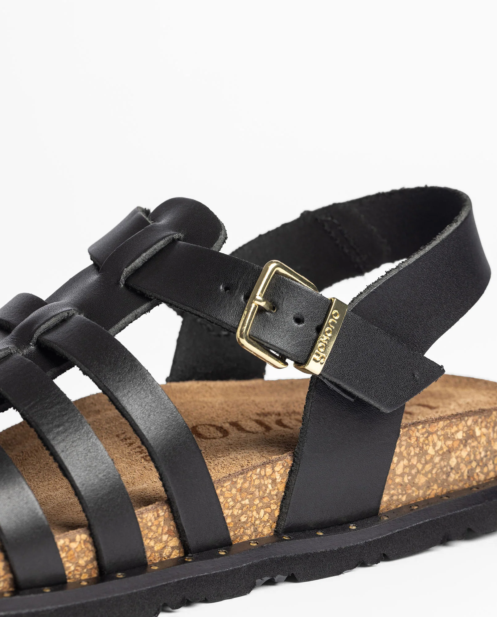 Sandalia plana BOLUS-107 negro - Image 4