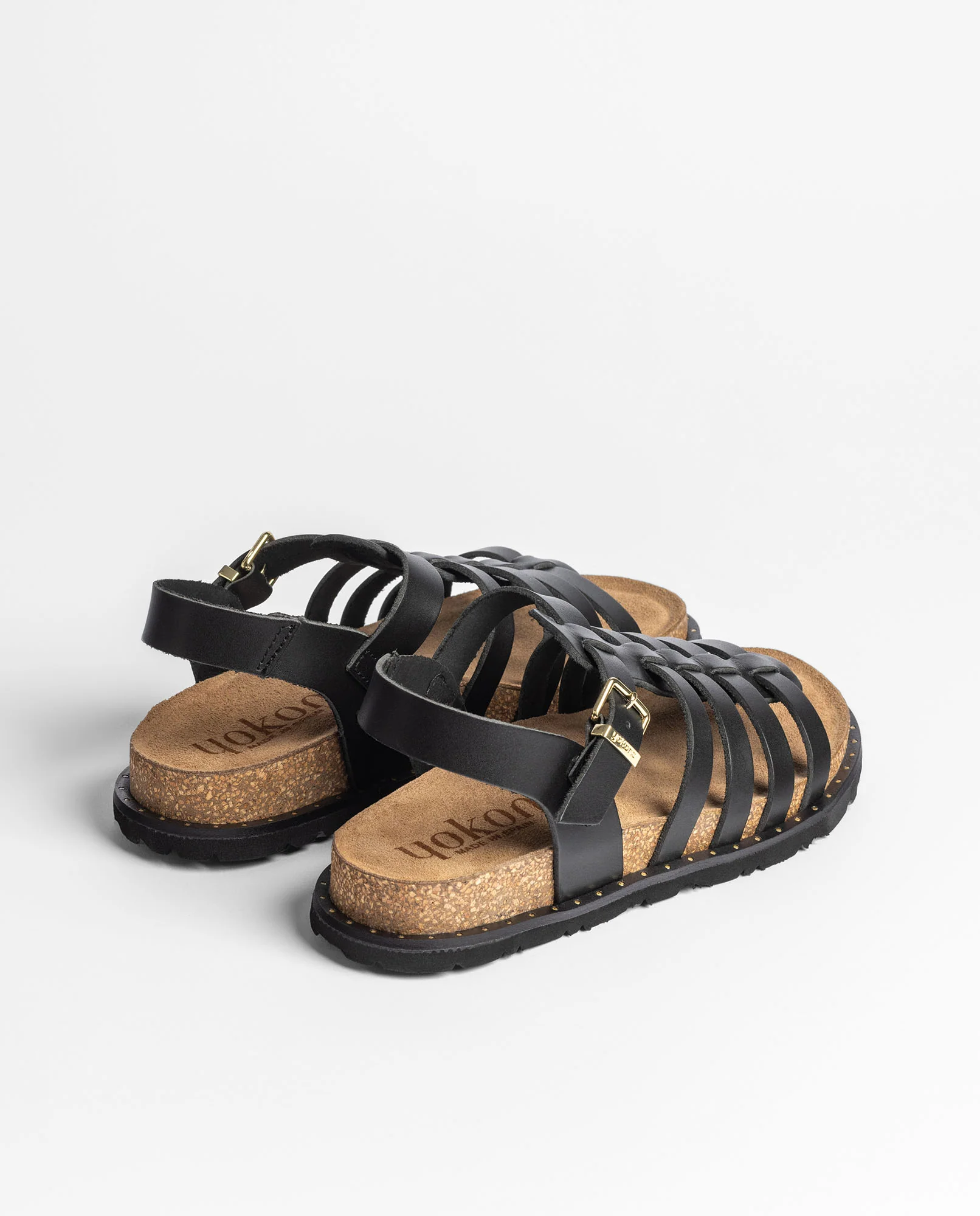 Sandalia plana BOLUS-107 negro - Image 5