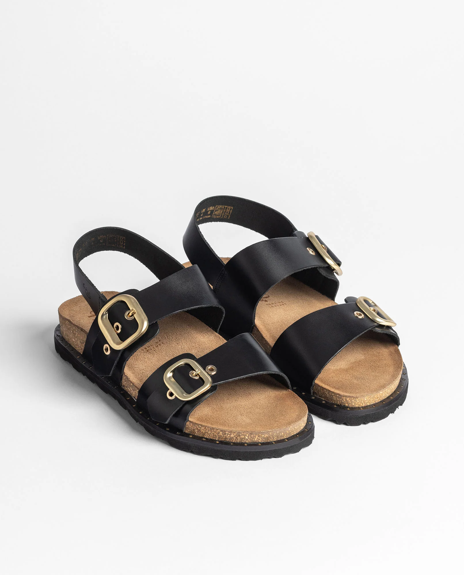 Sandalia plana BOLUS-252 negro - Image 3