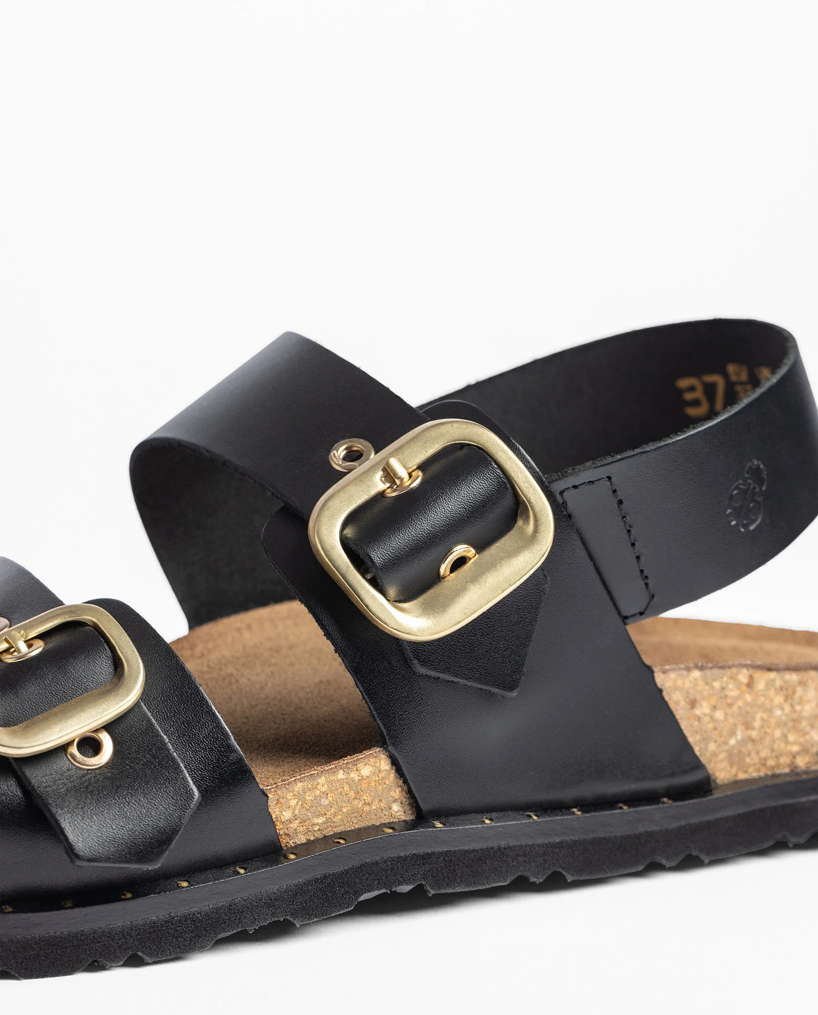 Sandalia plana BOLUS-252 negro - Image 5