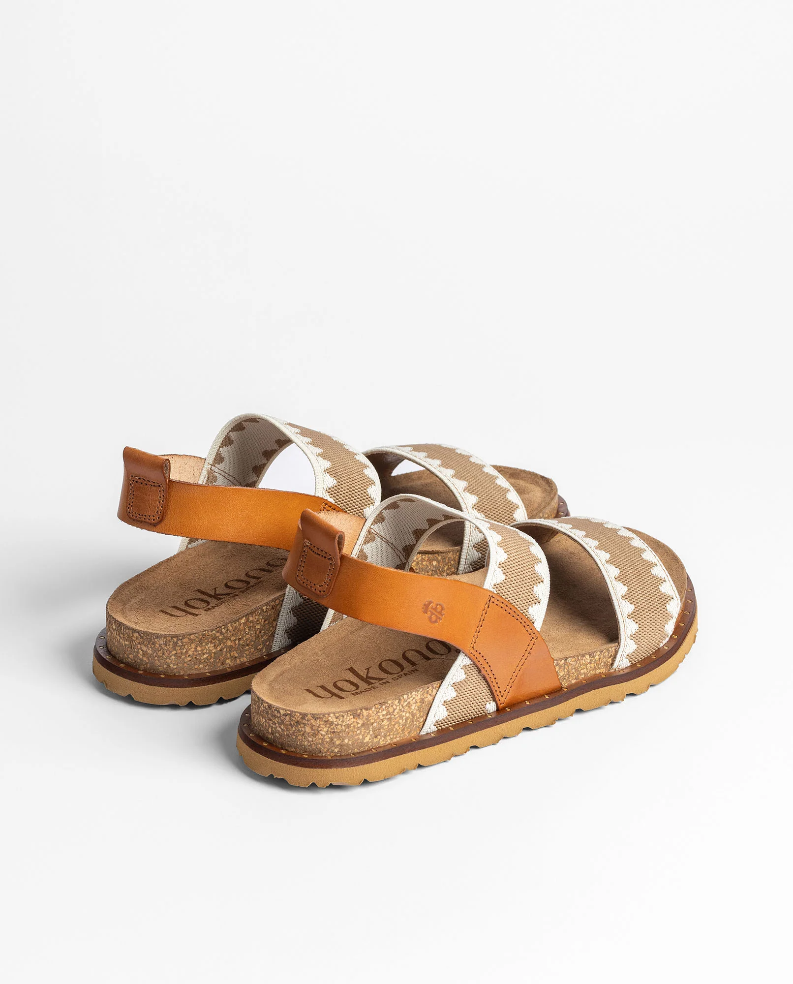 Sandalia plana BOLUS-255 marrón - Image 5