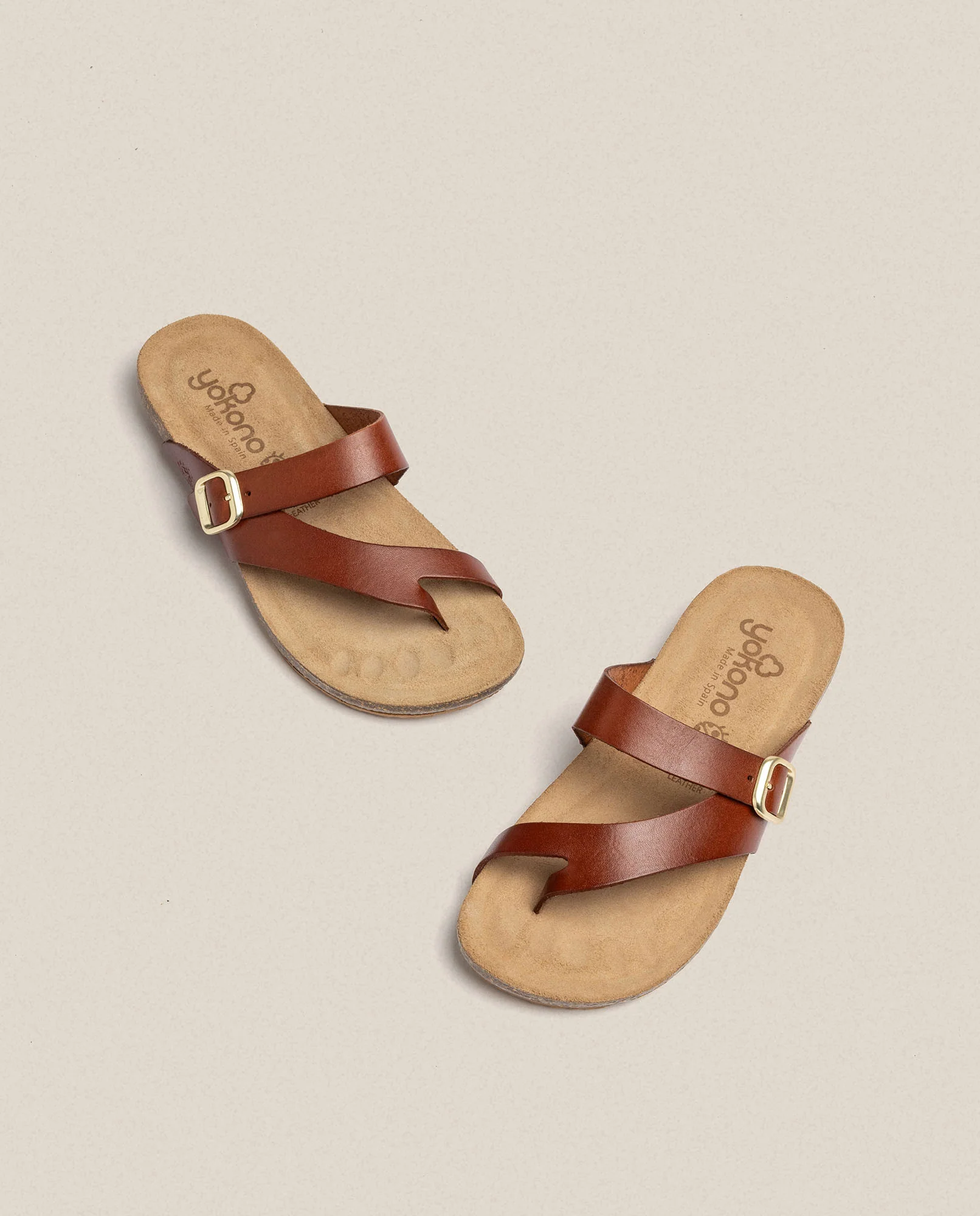 Sandalia plana Ibiza 013 marrón - Image 3