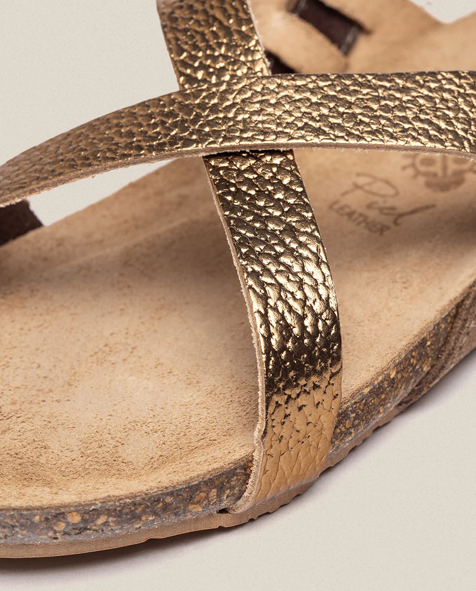 Sandalia plana Ibiza 718 marrón - Image 4