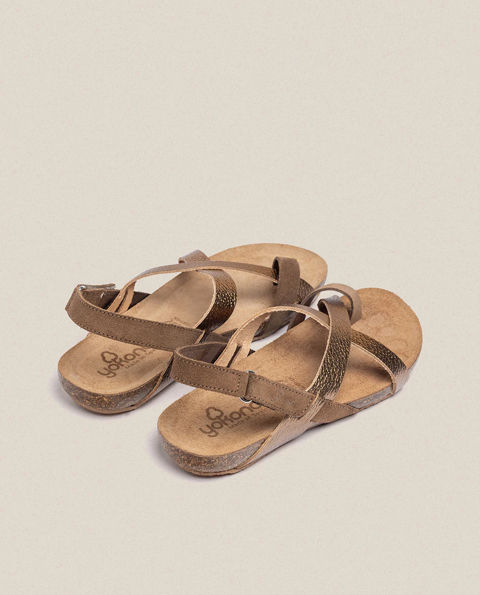 Sandalia plana Ibiza 718 marrón - Image 5