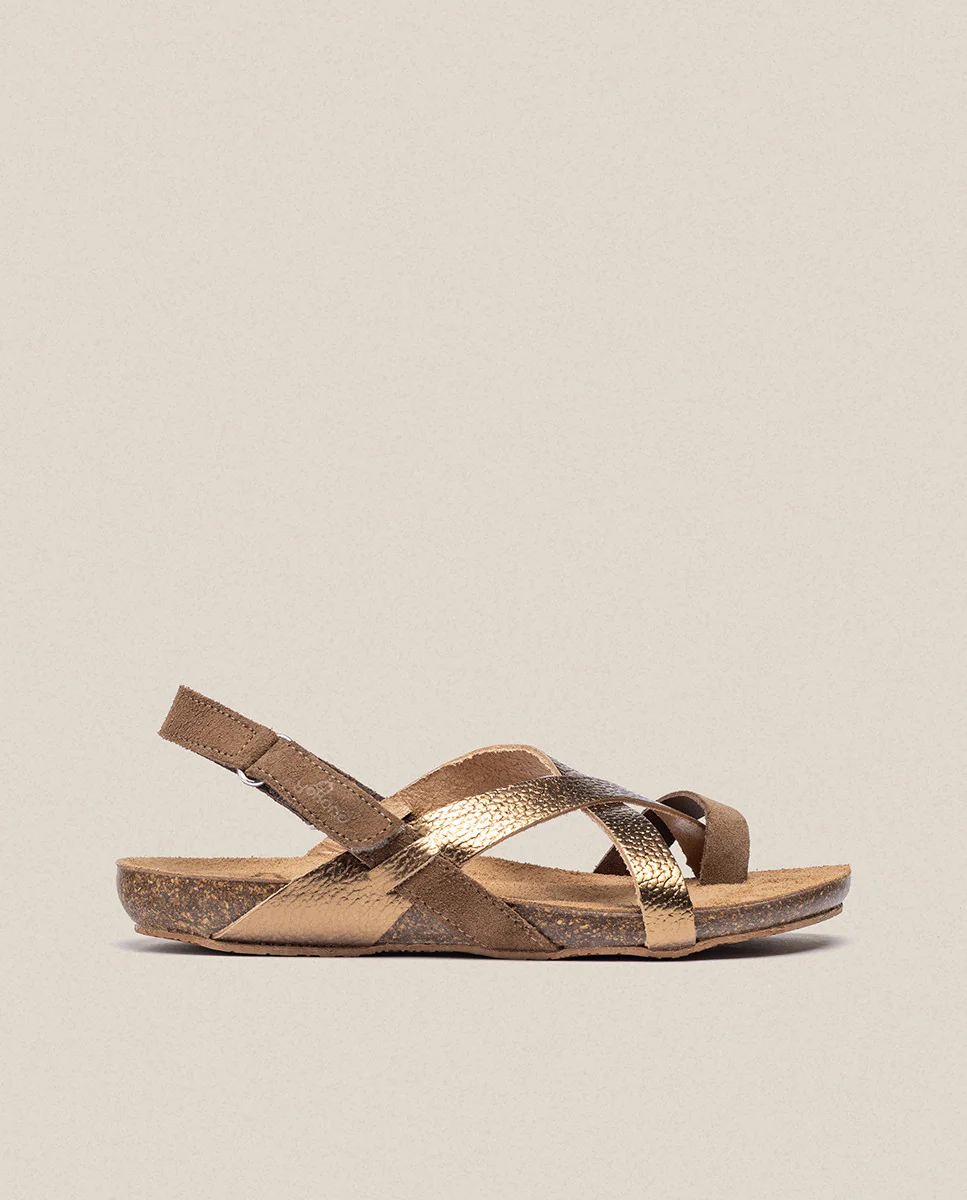 Sandalia plana Ibiza 718 marrón - Image 6