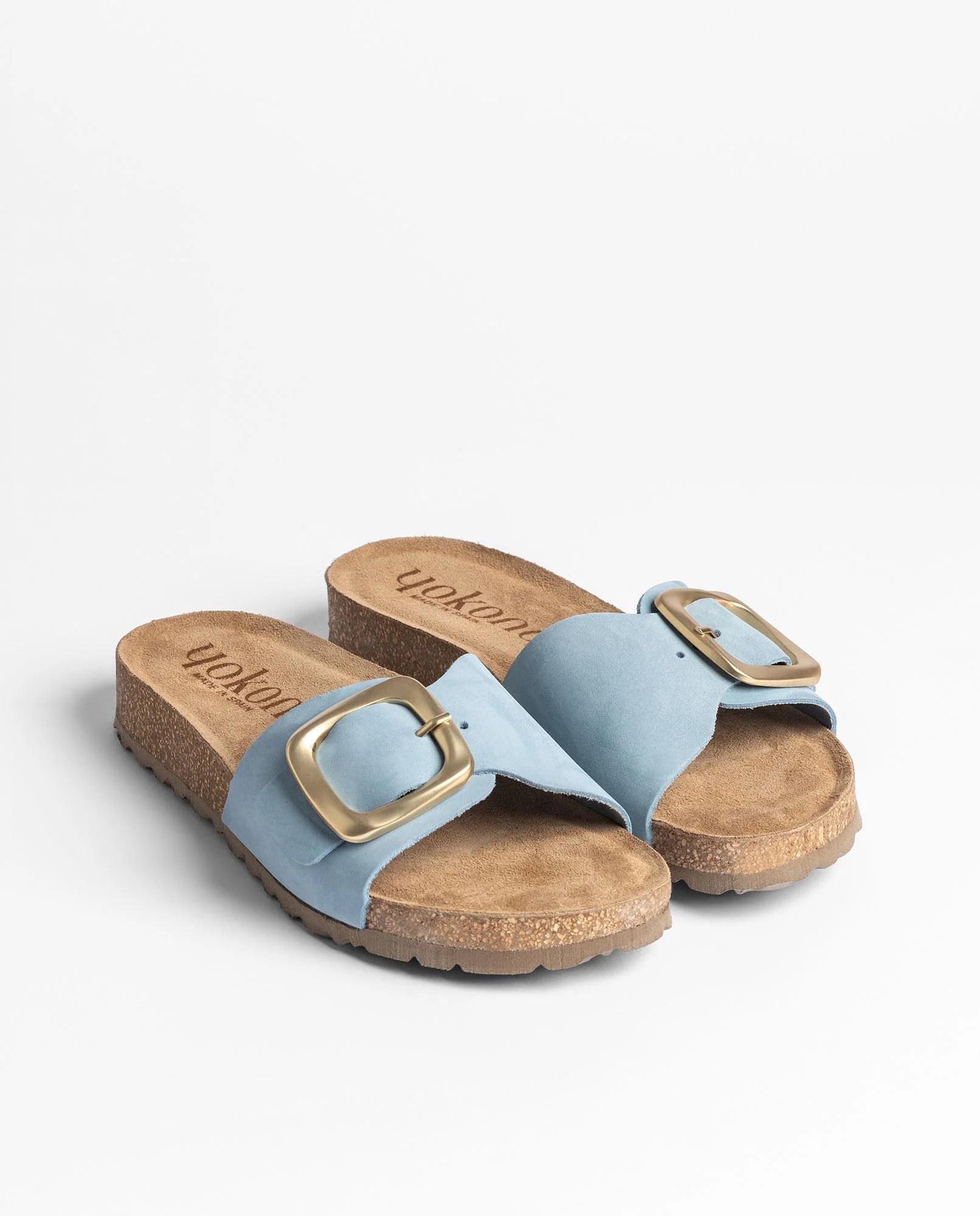 Sandalia plana JERBA-114 azul - Image 3