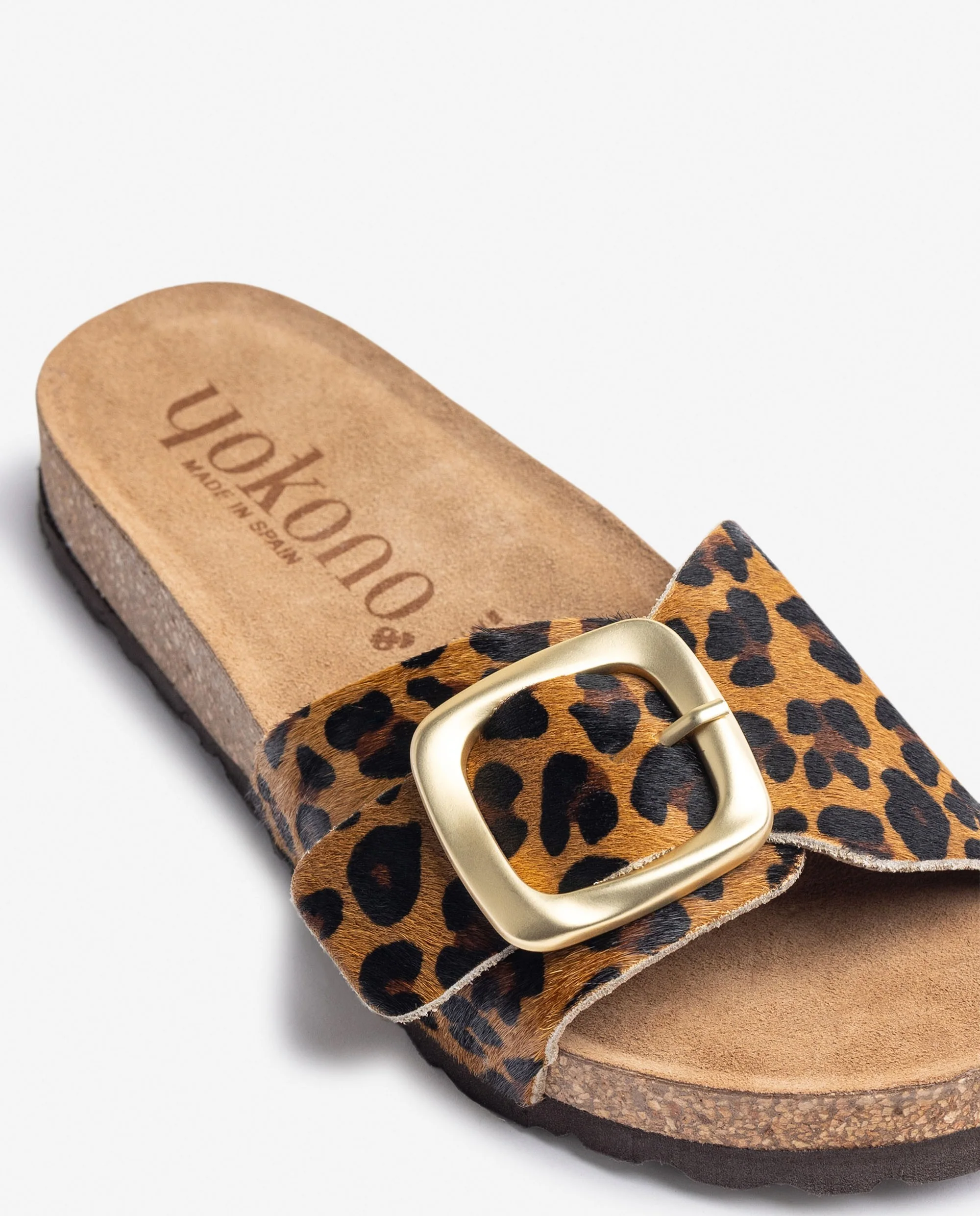 Sandalia plana JERBA-114 leopardo - Image 4