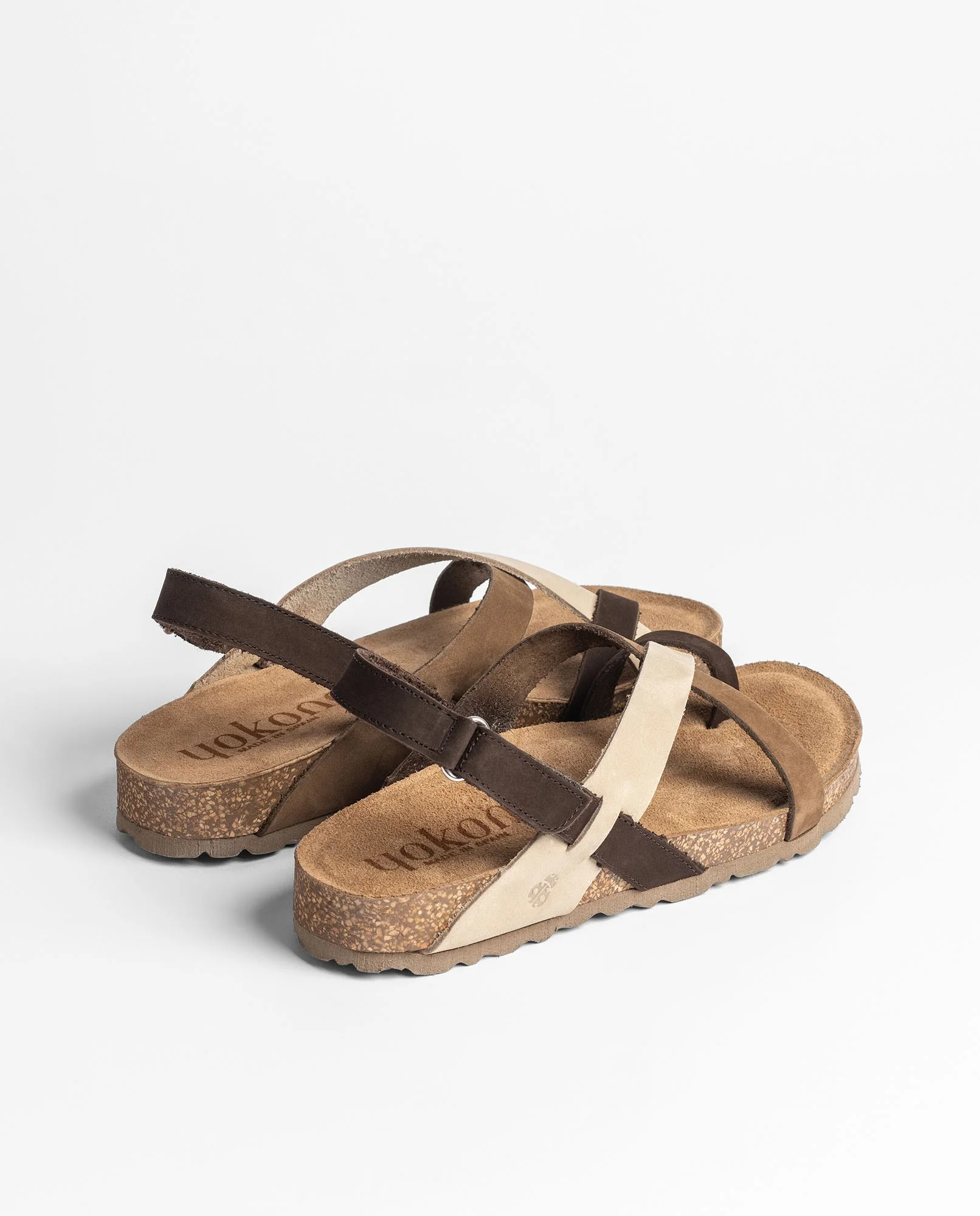 Sandalia plana JERBA-718 marrón - Image 3