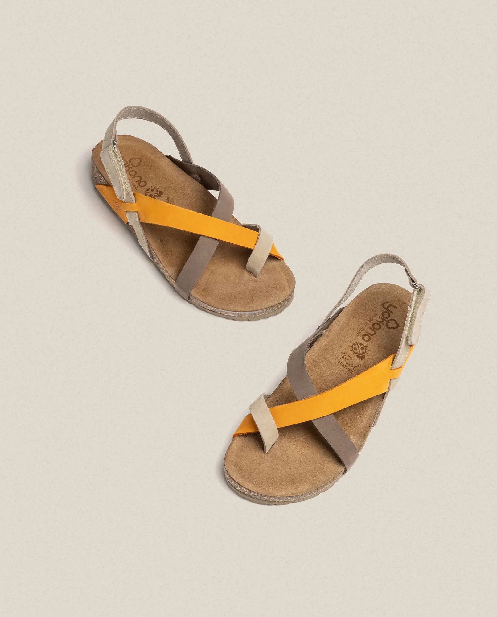 Sandalia plana Jerba 718 naranja - Image 3